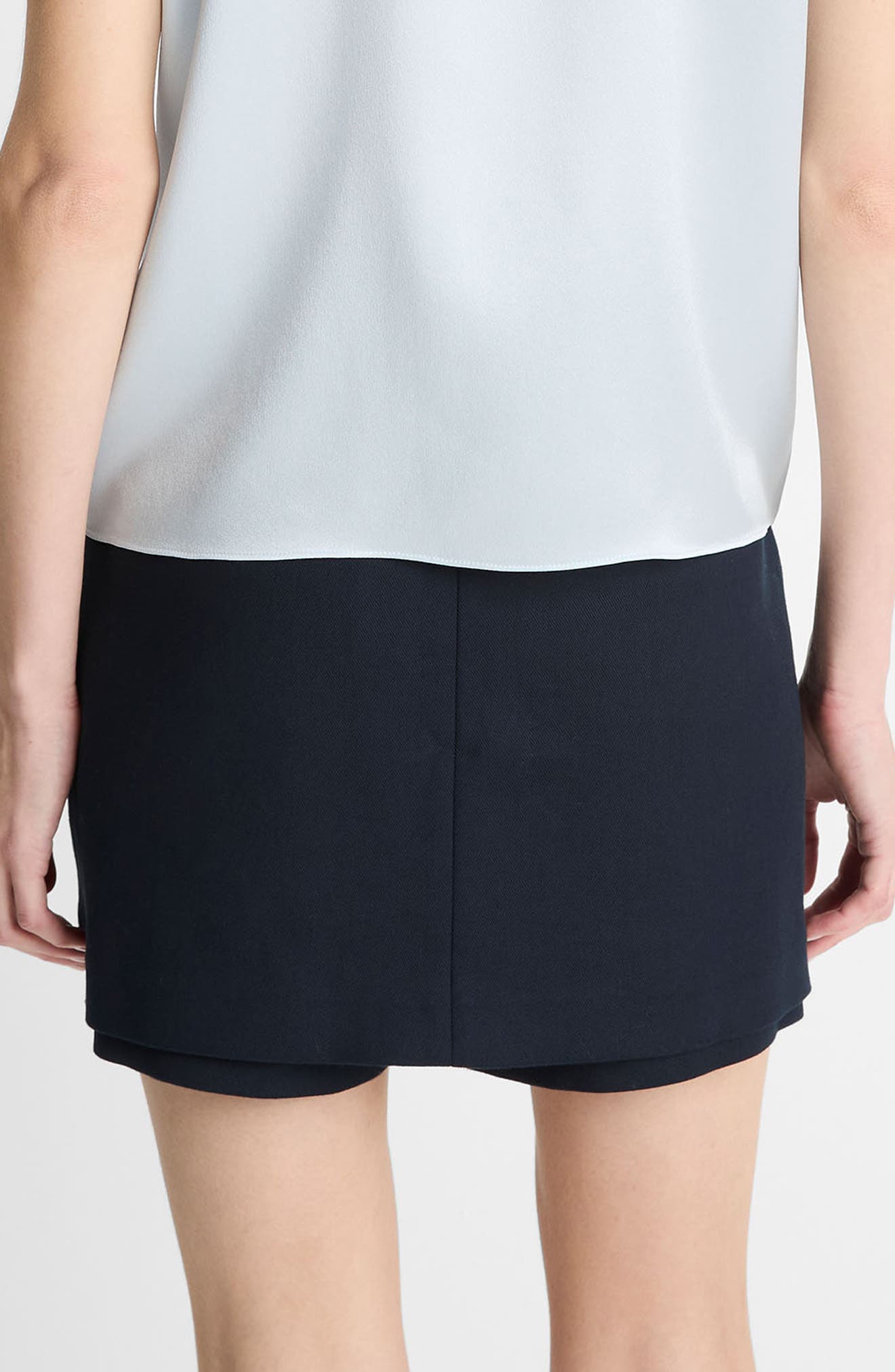 Tailored Stretch Cotton Skort - image 2