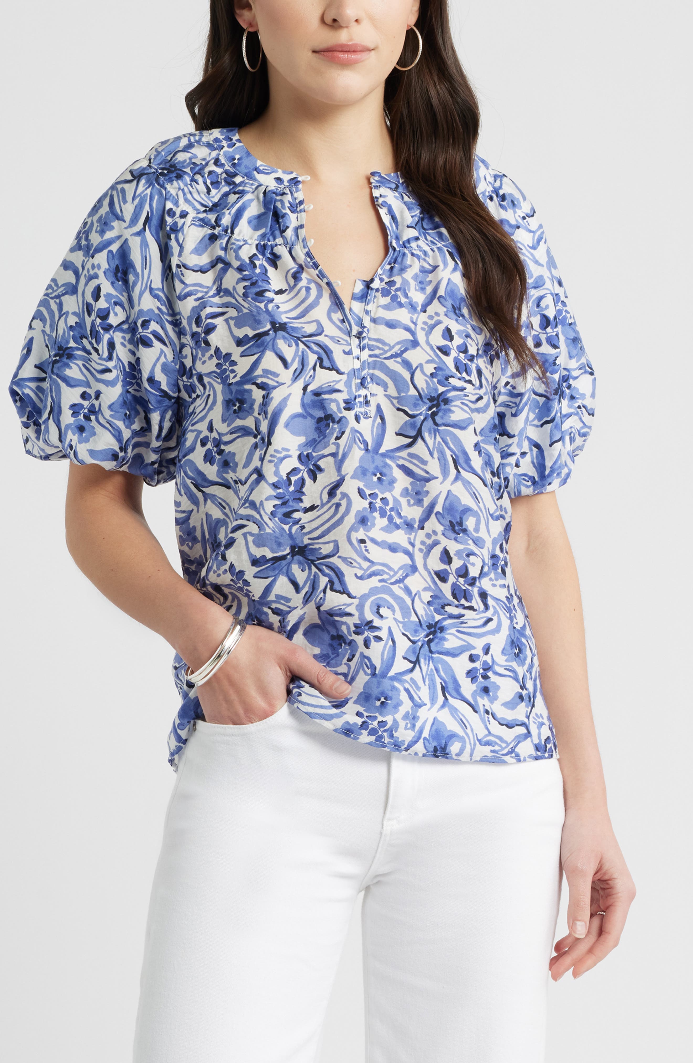Puff Sleeve Top - image 1