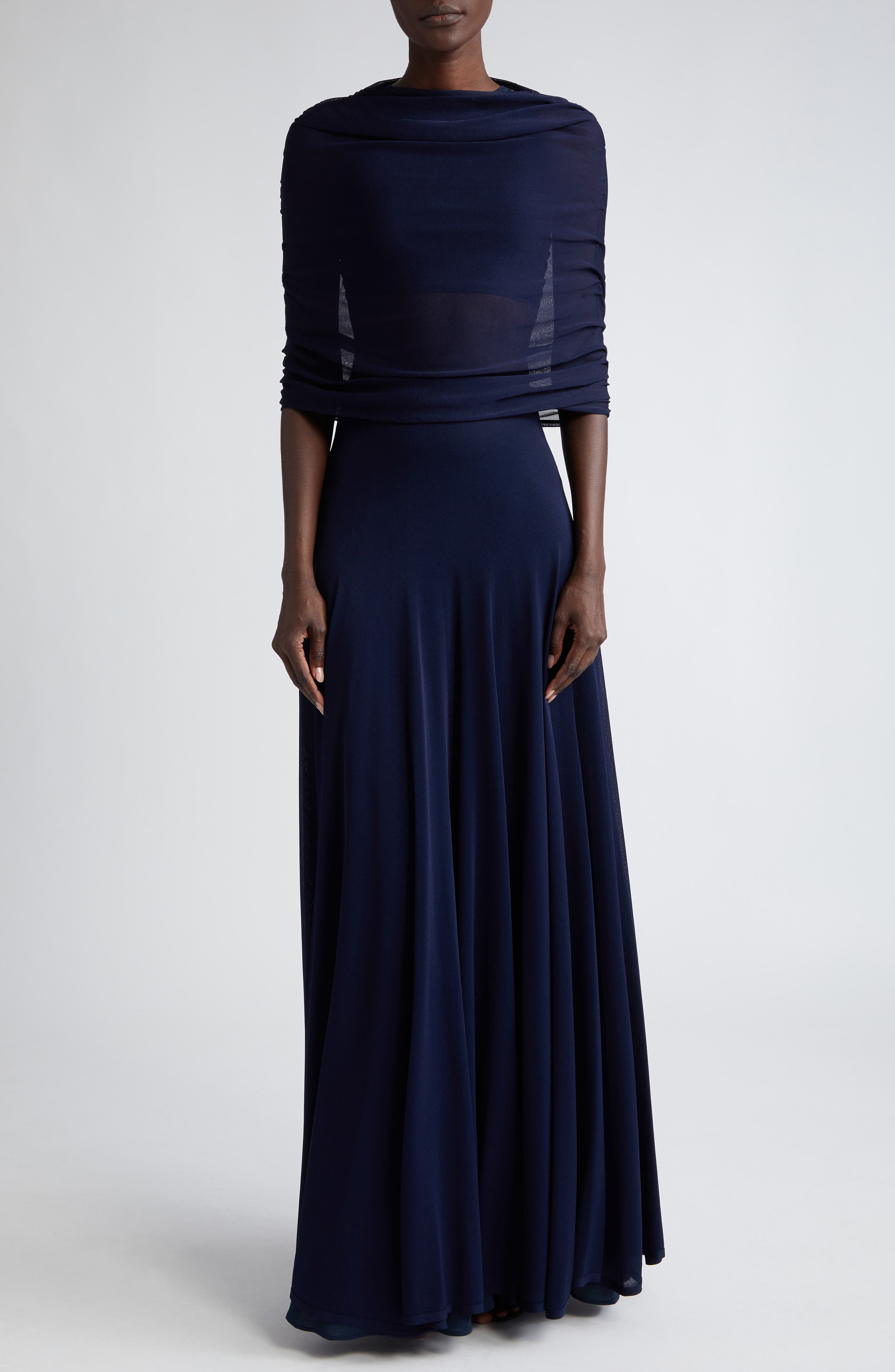 Lyra Ruched Mesh Top - image 2