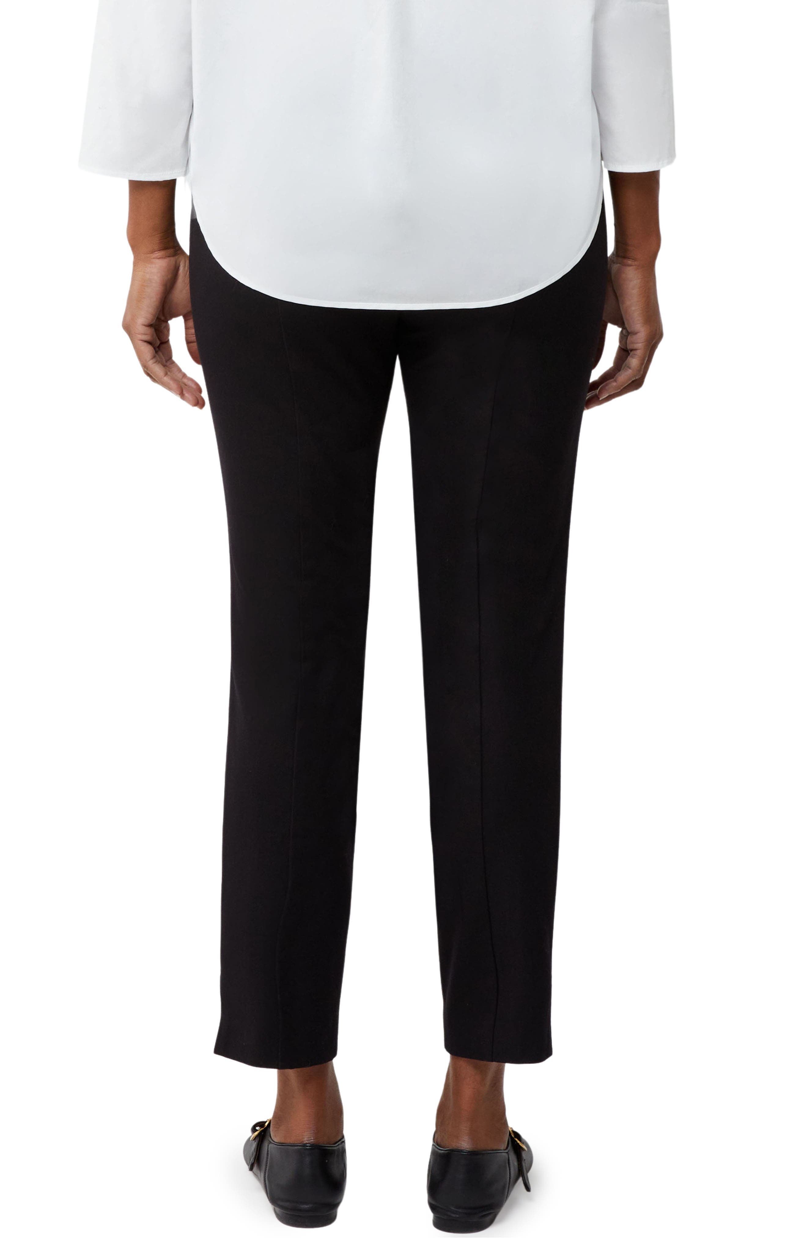 Curie Maternity Side Panel Slim Cotton Blend Ankle Trousers - image 2