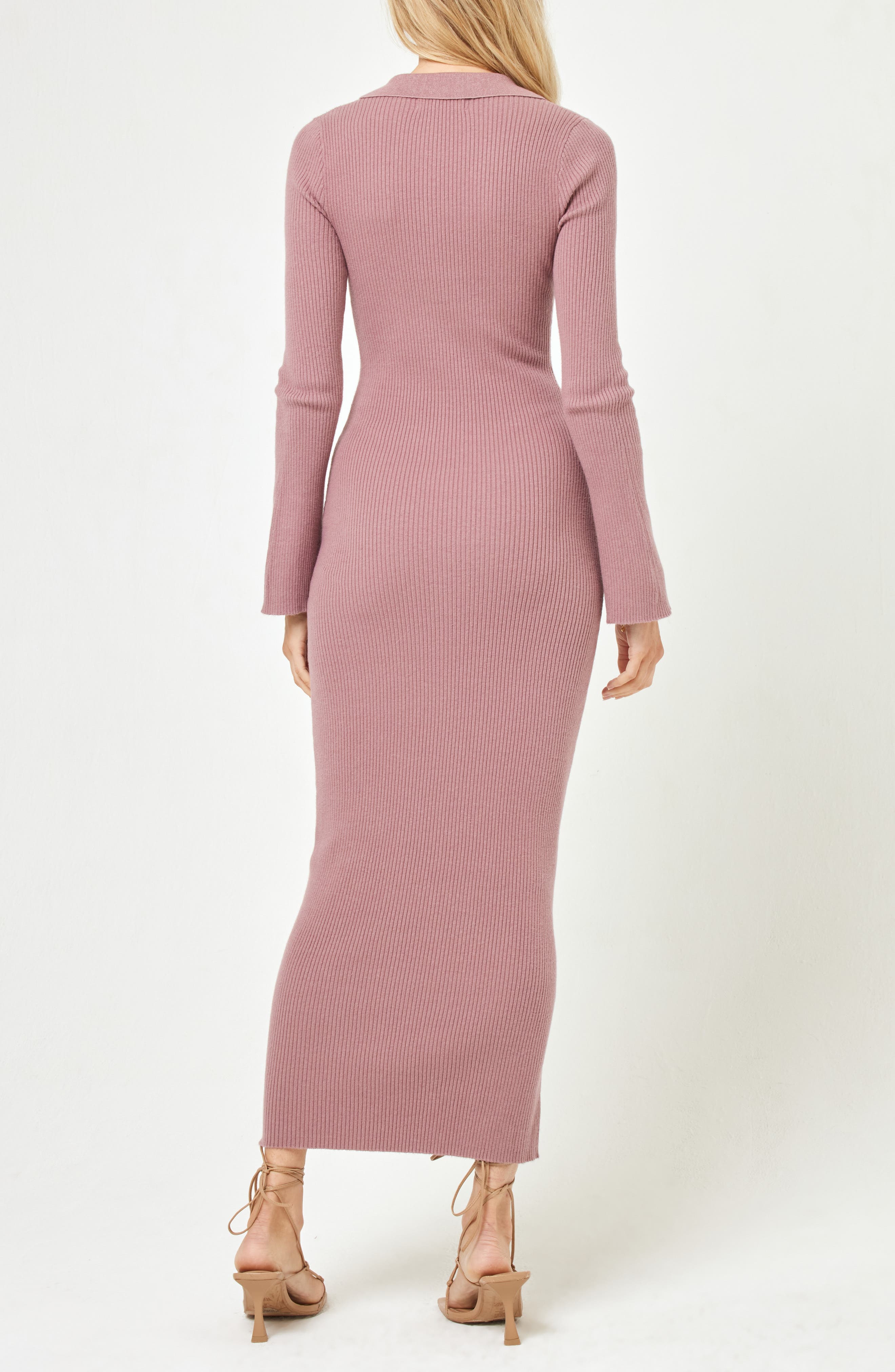 San Clemente Long Sleeve Cover-Up Maxi Dress - image 4