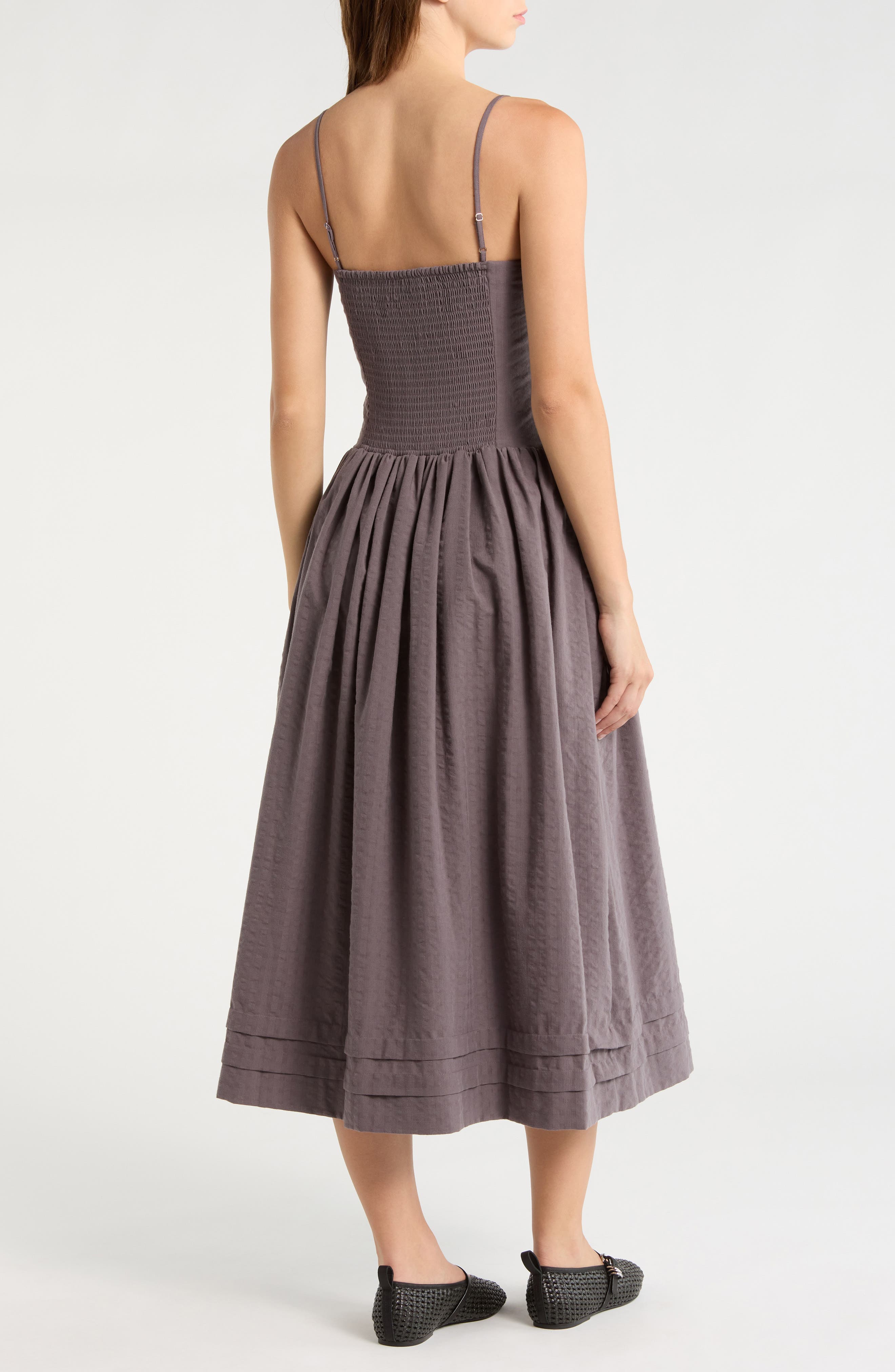 Pricilla Cotton Seersucker Sundress - image 2