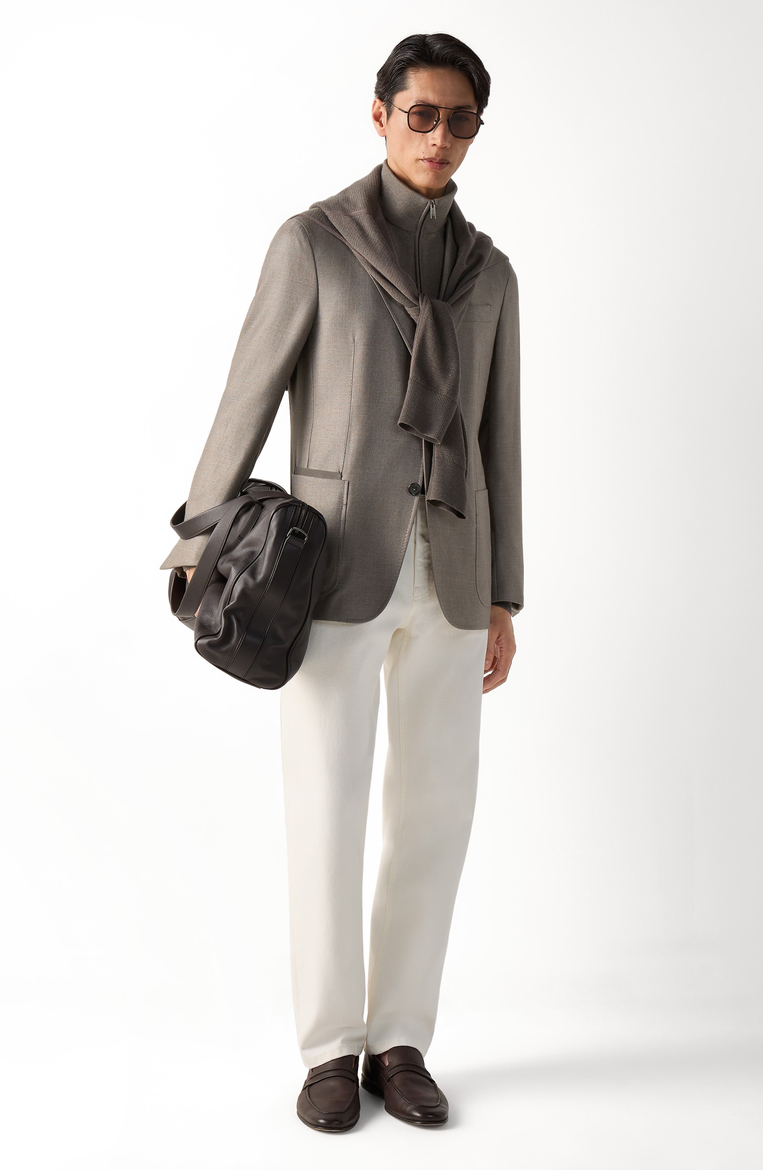 Oasi Cashmere Blend Sport Coat with Detachable Bib - image 2