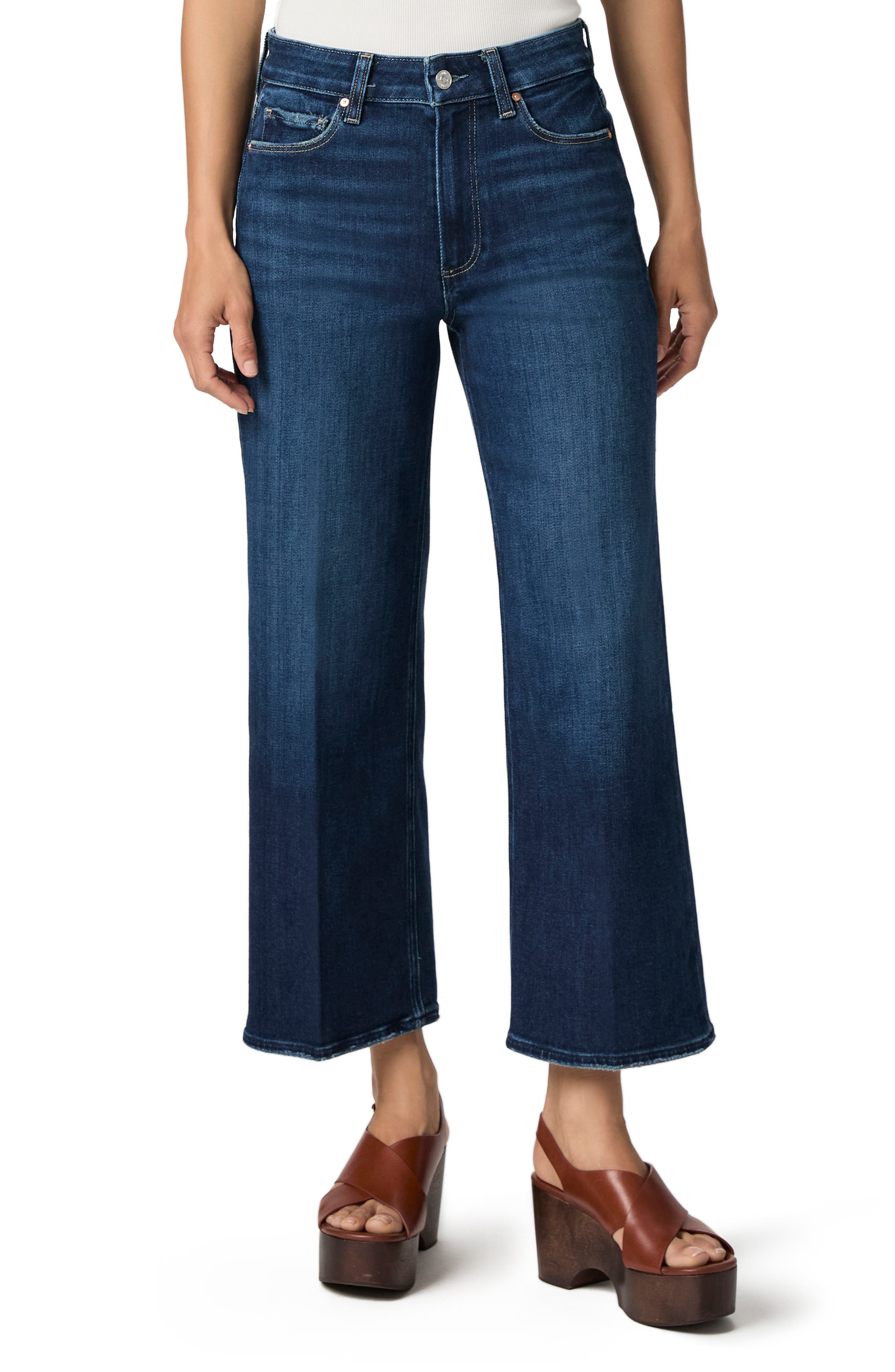 Anessa High Waist Ankle Wide Leg Jeans - image 1