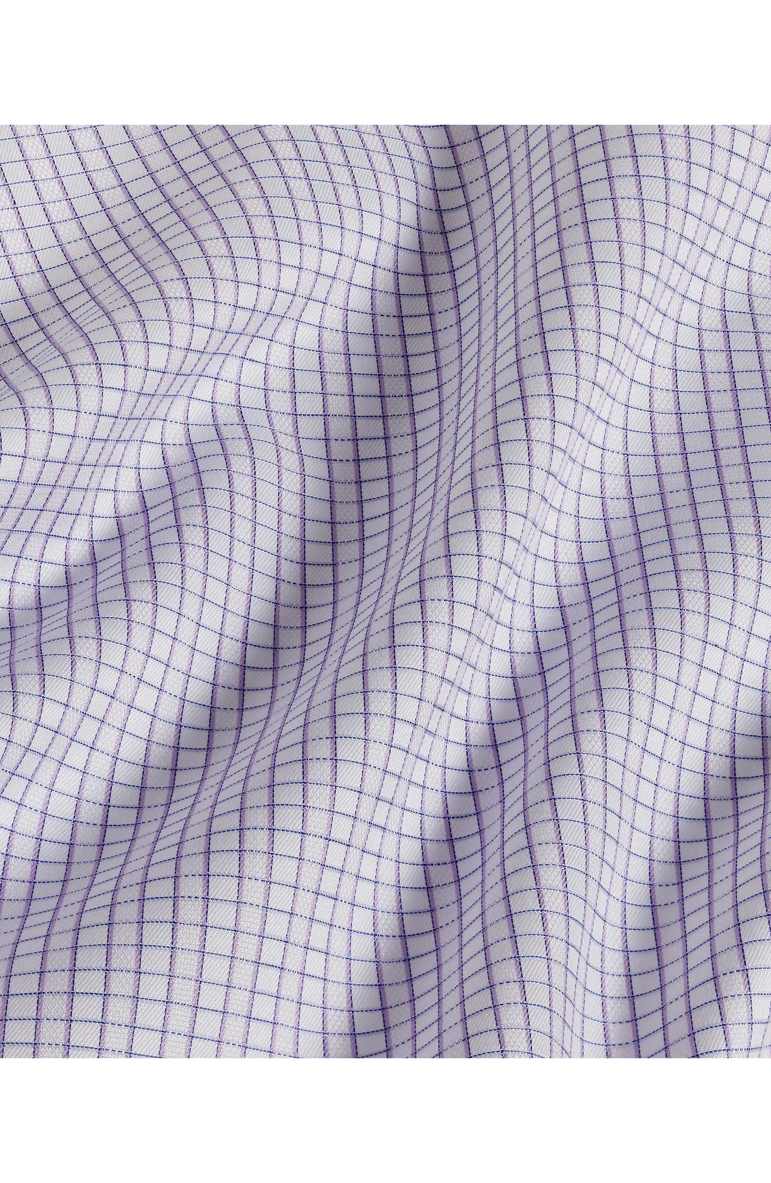 Regular Fit Dobby Check Dress Shirt - image 2