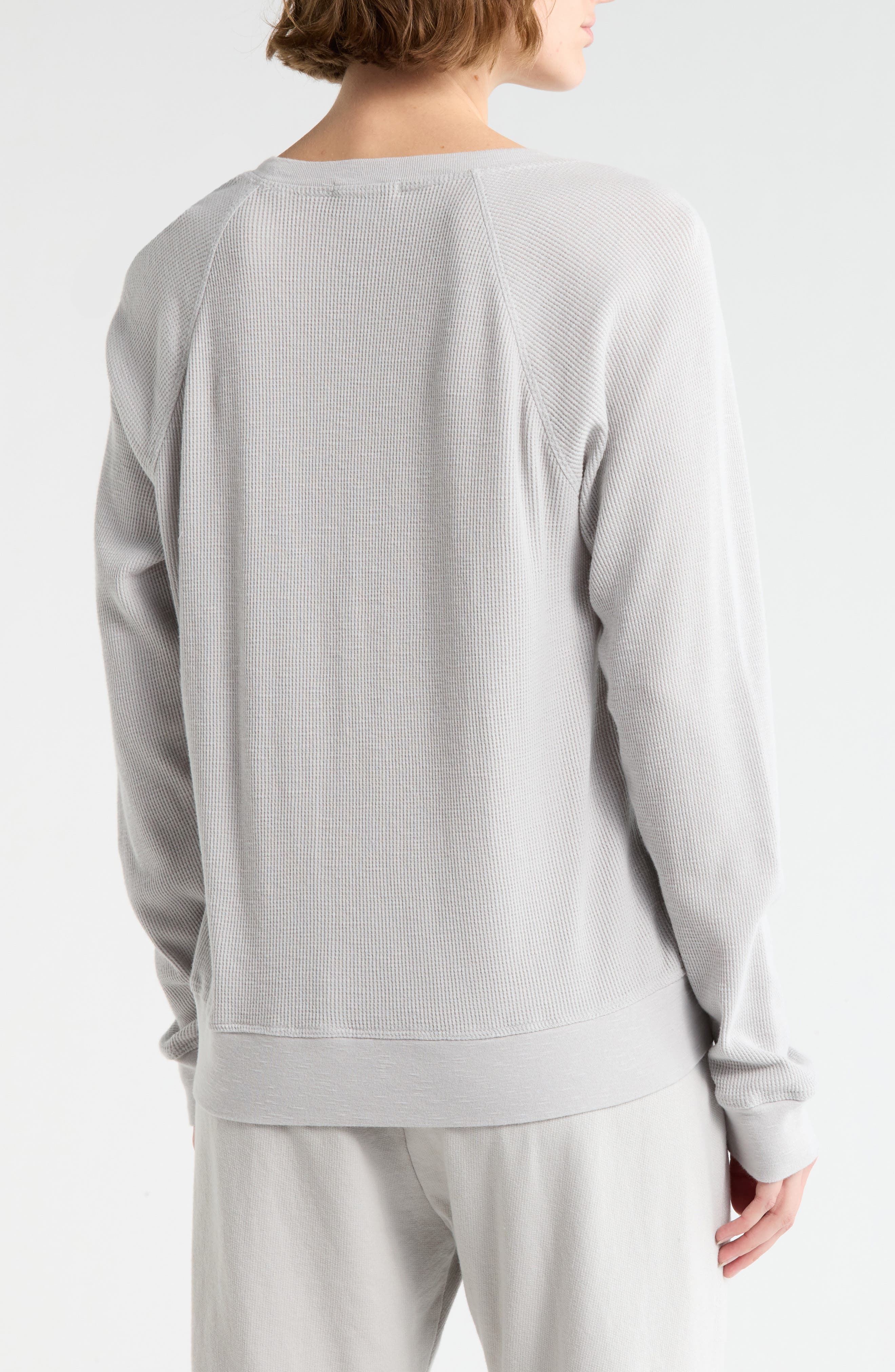 Relaxed Raglan Sleeve Cotton Pullover - image 2