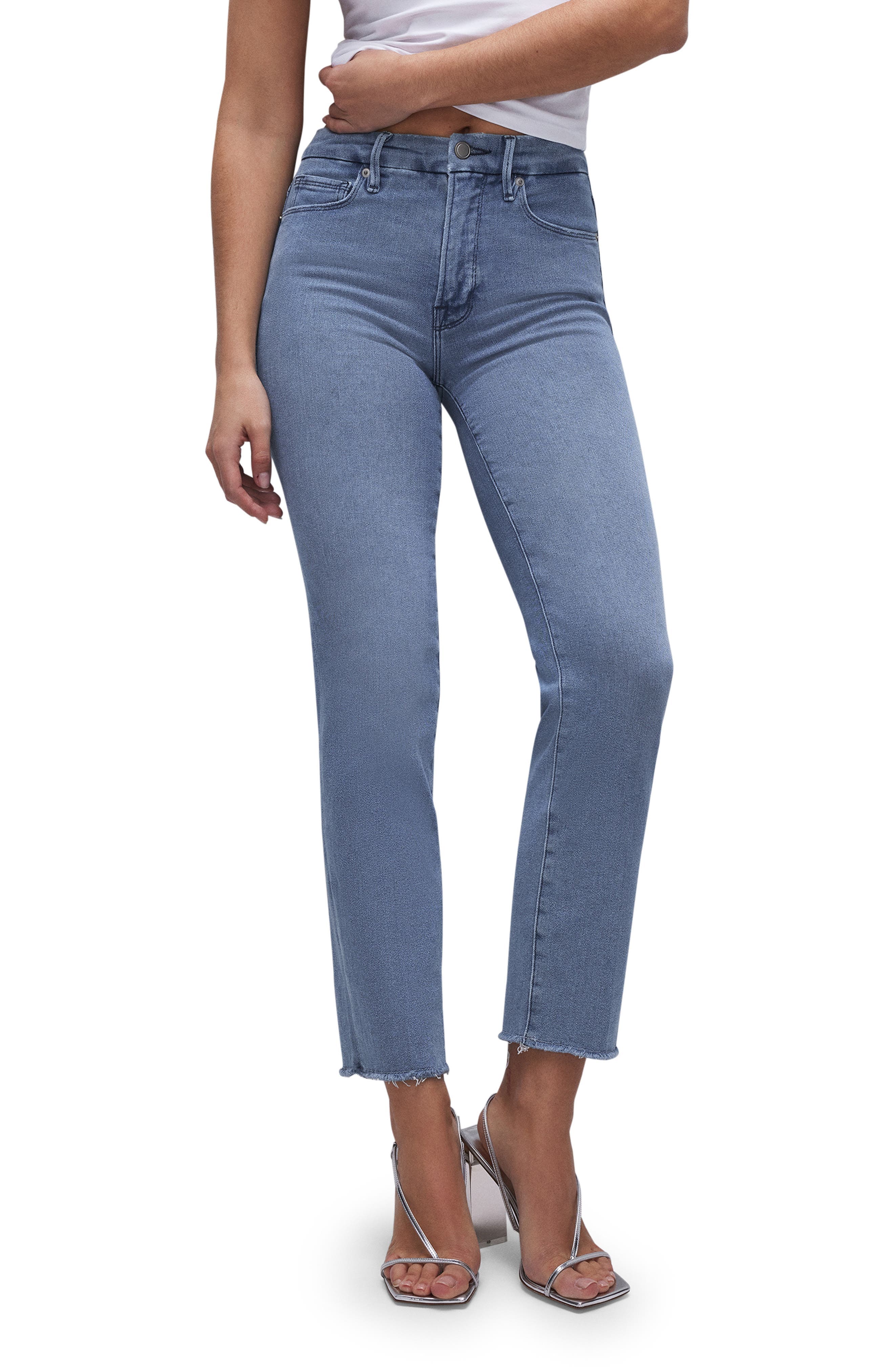 Good Legs Straight Split Pocket Jeans - image 1