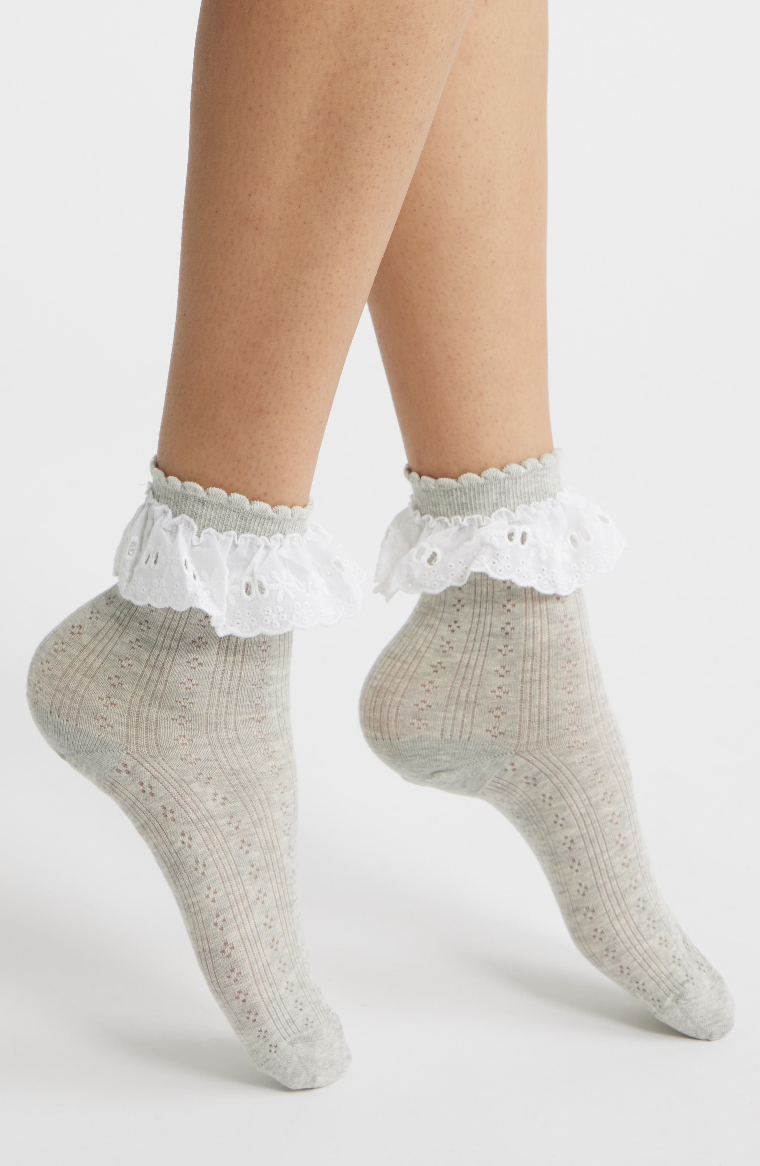 Bobby Lace Ankle Socks - image 3
