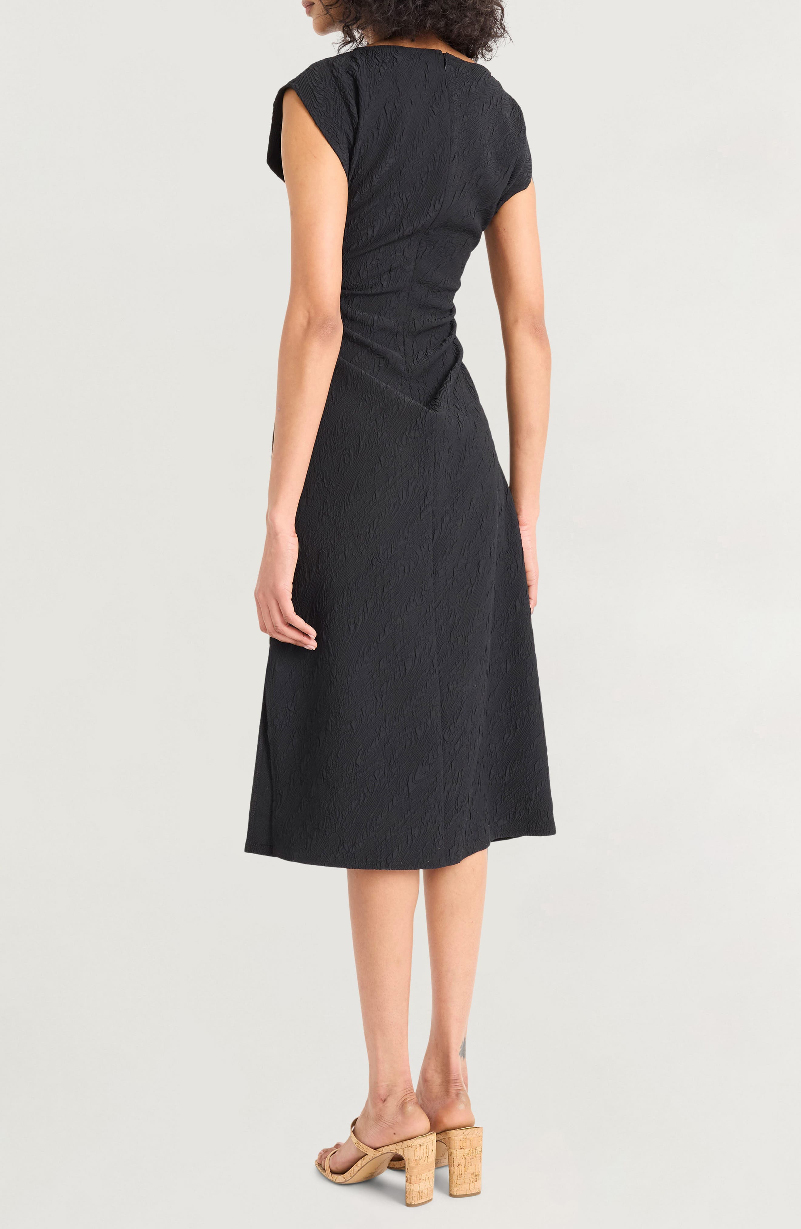 Textured Midi Dress - image 2
