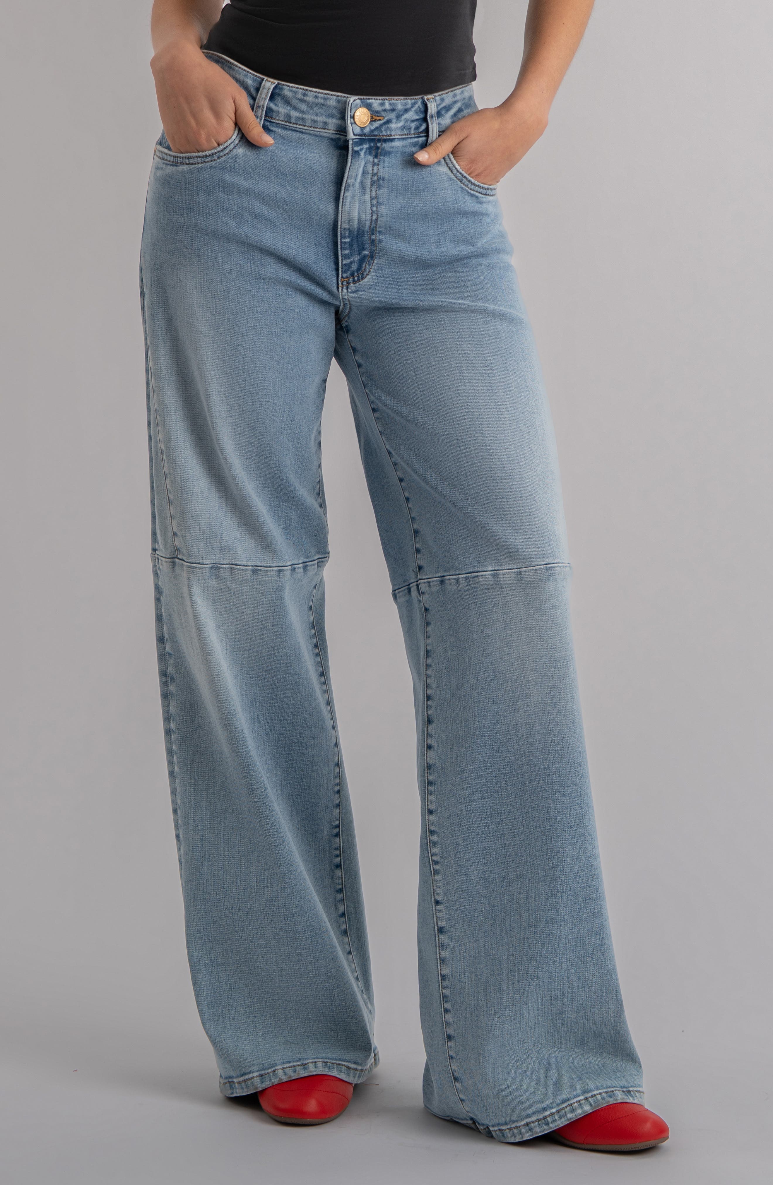 Jodi High Waist Relaxed Straight Leg Jeans - image 1