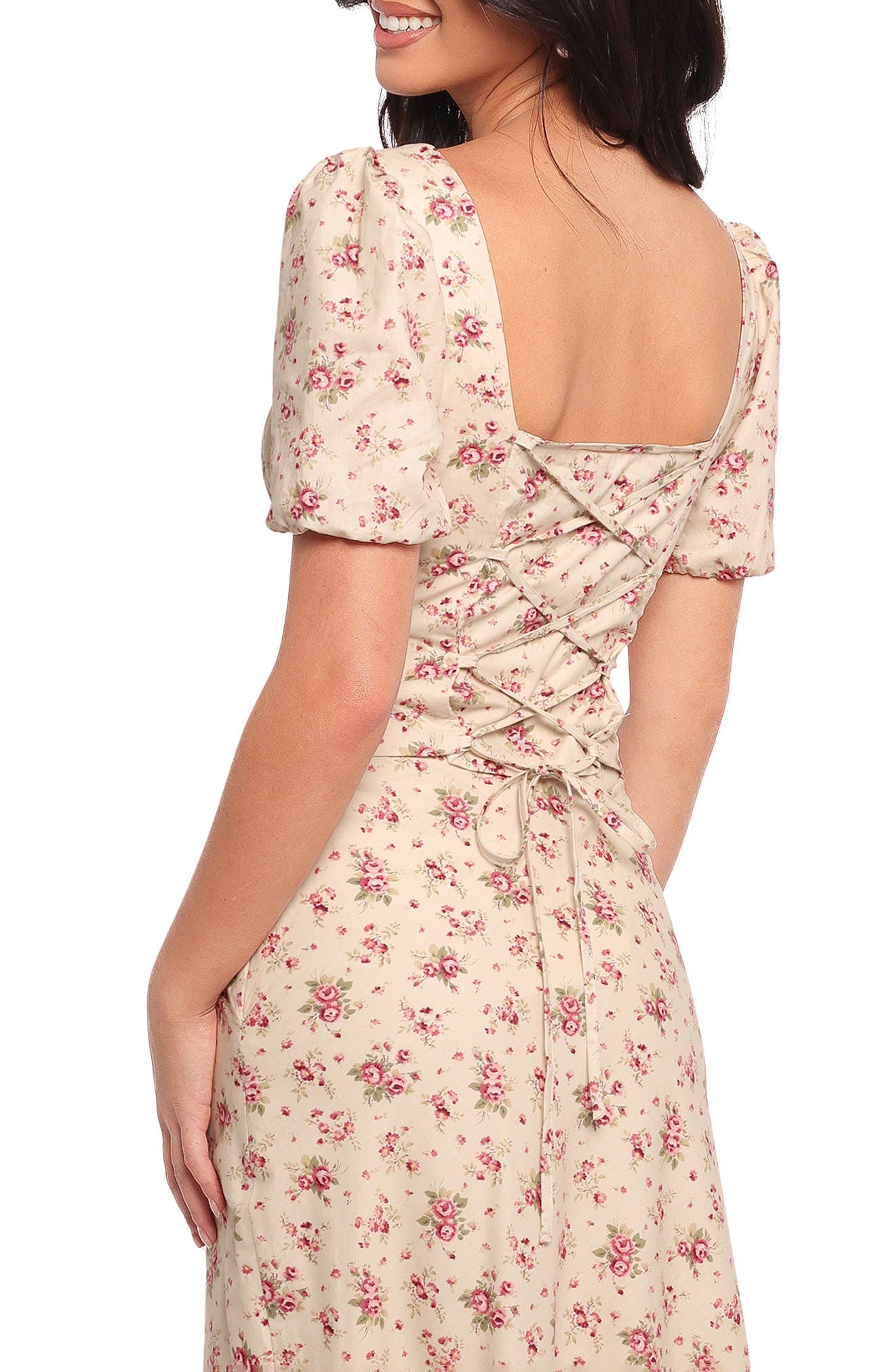 Annly Puff Sleeve Corset Top - image 2