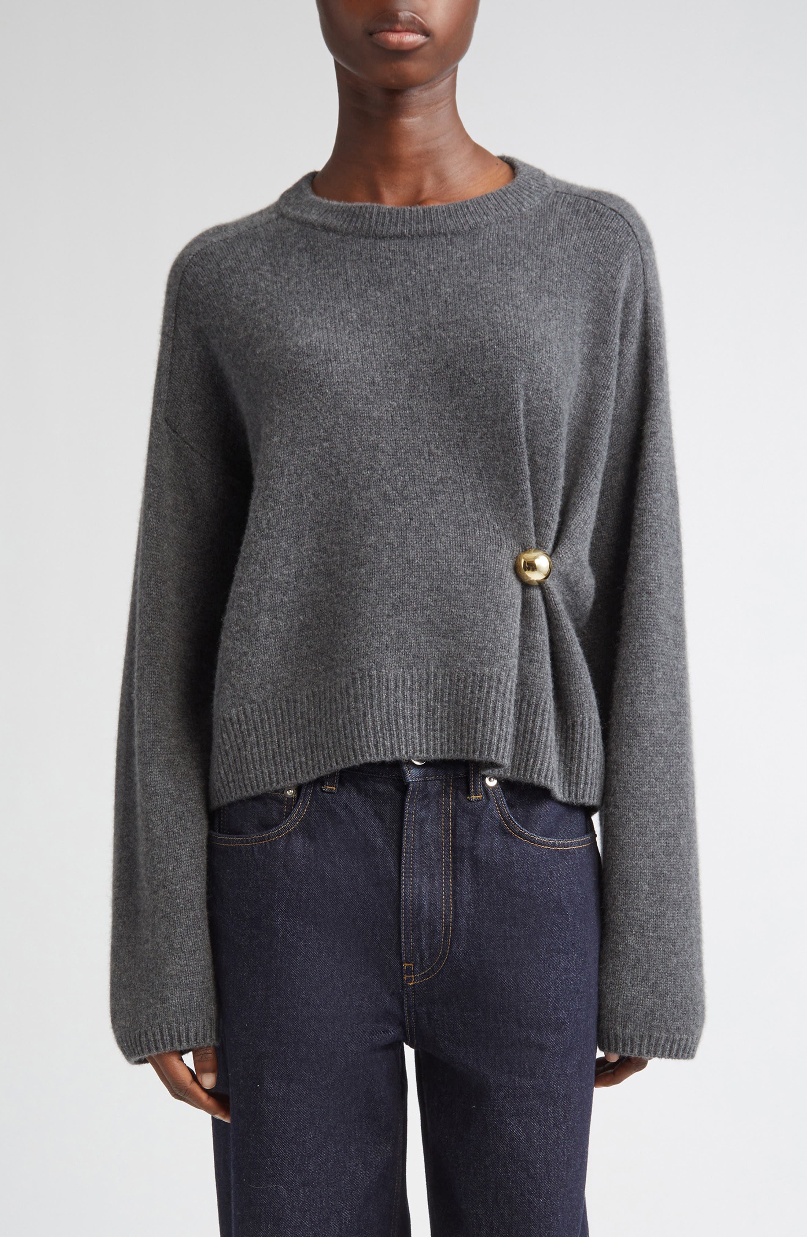 Bill Draped Cashmere Sweater - image 1