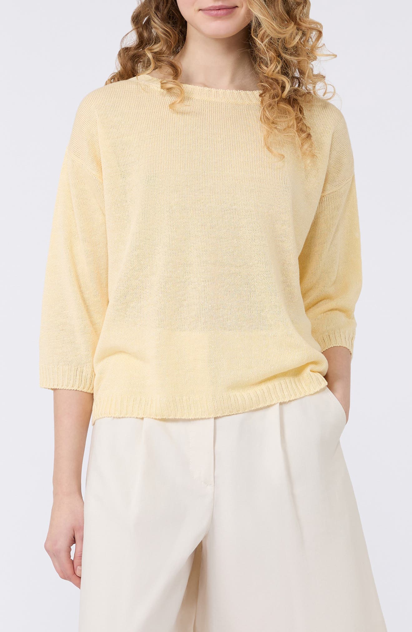 Cannone Linen Sweater - image 1