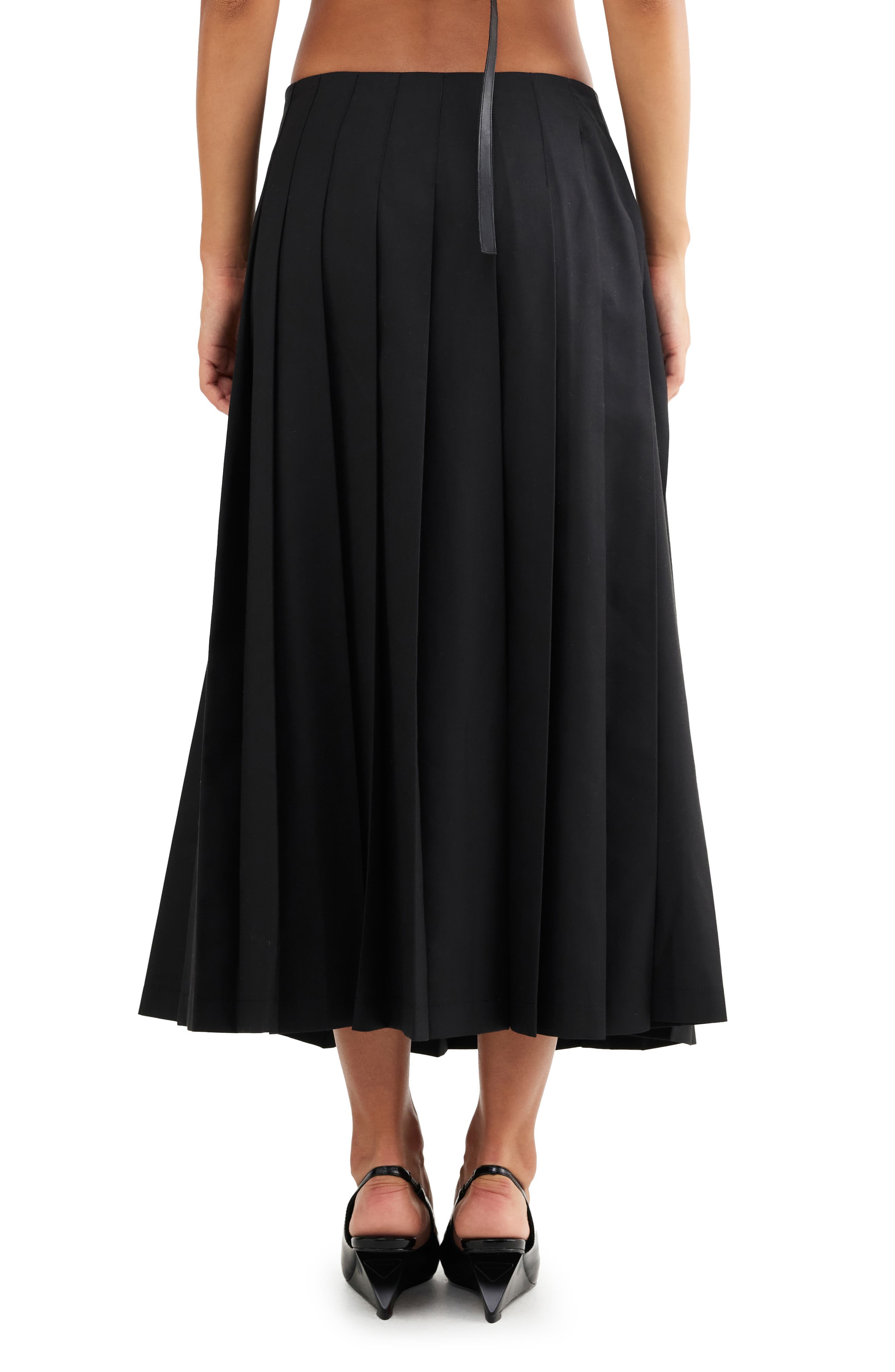 Fame Pleated Midi Skirt - image 2