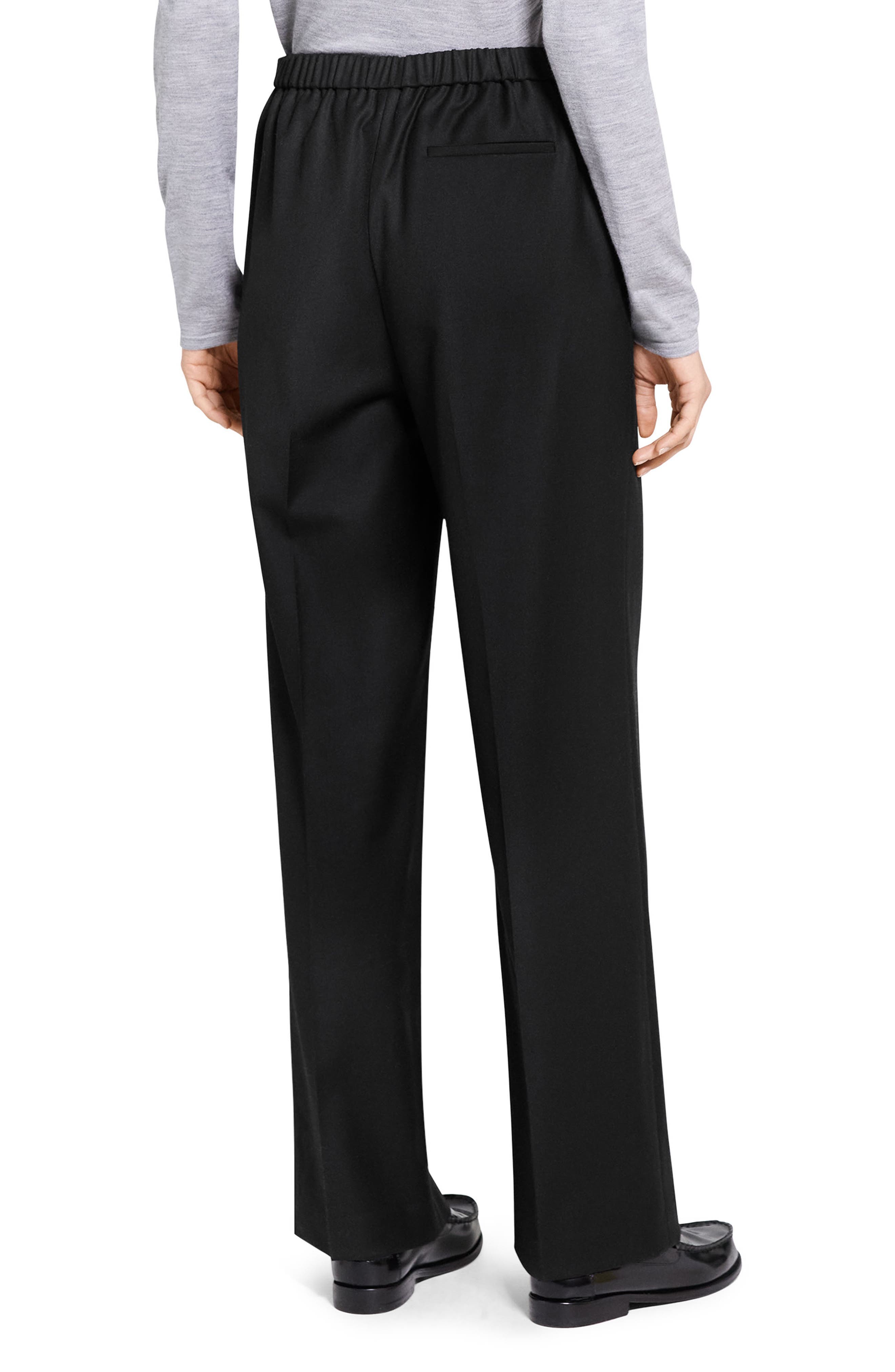 Straight Leg Wool Pants - image 2