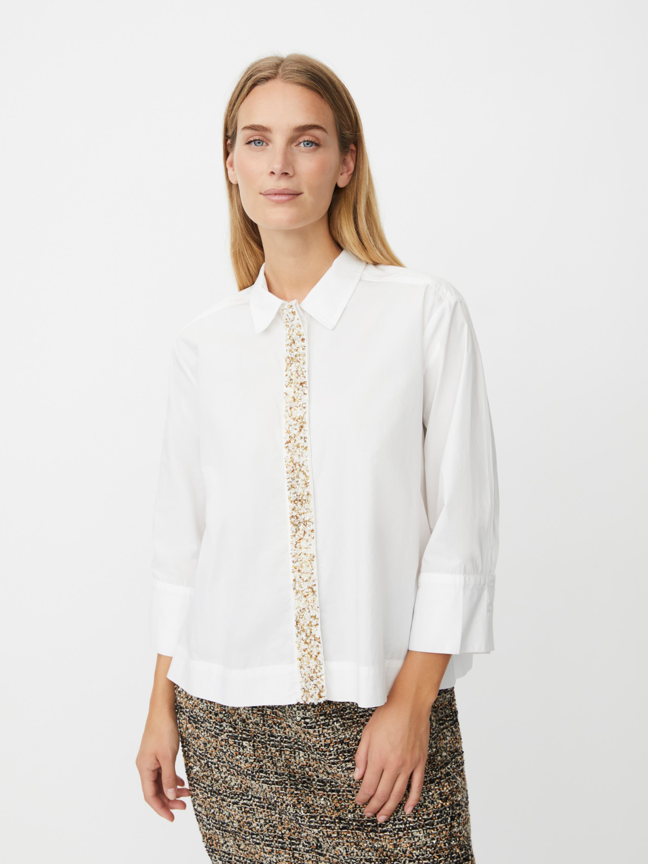 Maivesonna Embellished Poplin Shirt - image 1