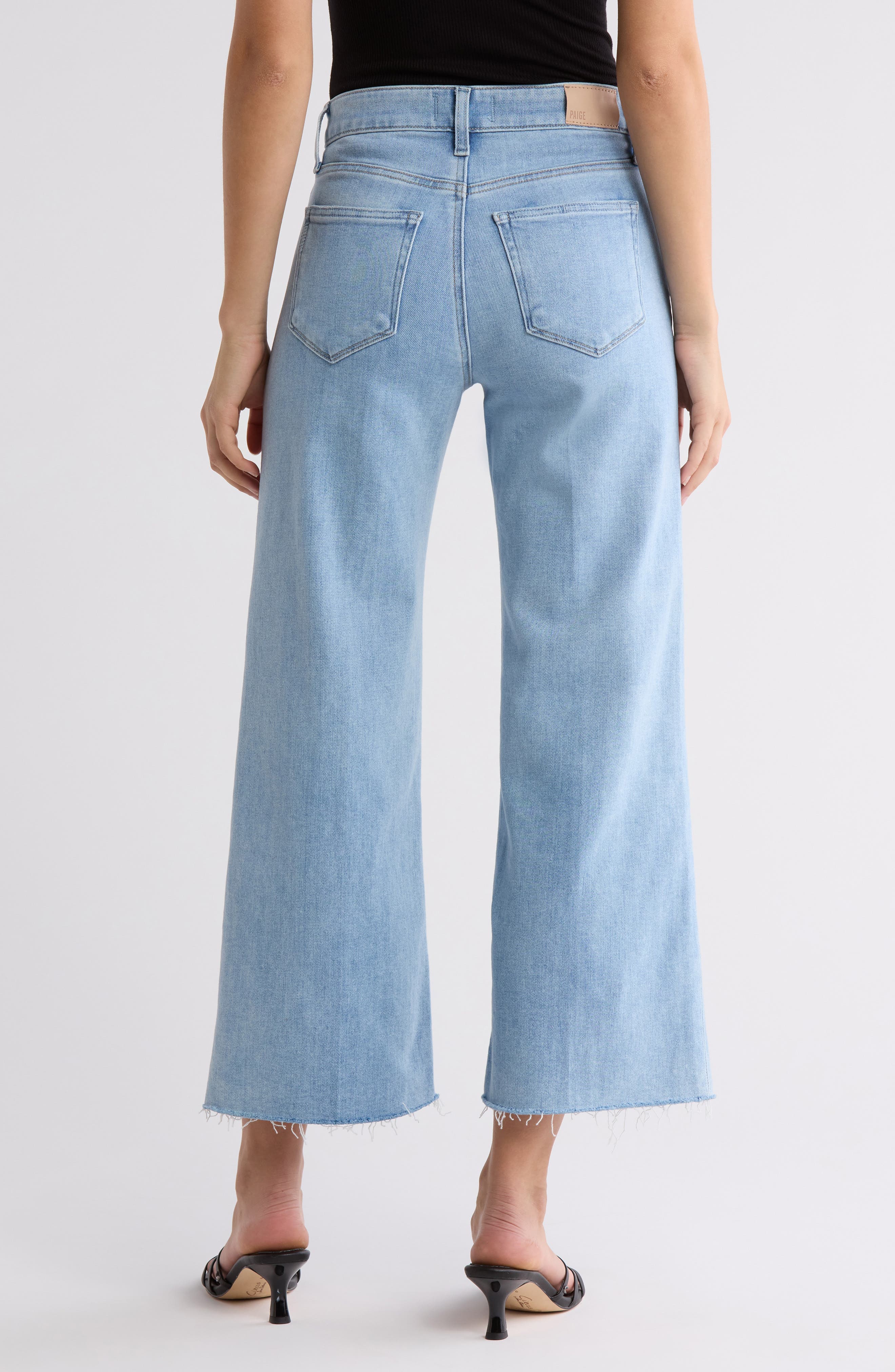 Anessa Raw Hem Wide Leg Jeans - image 2
