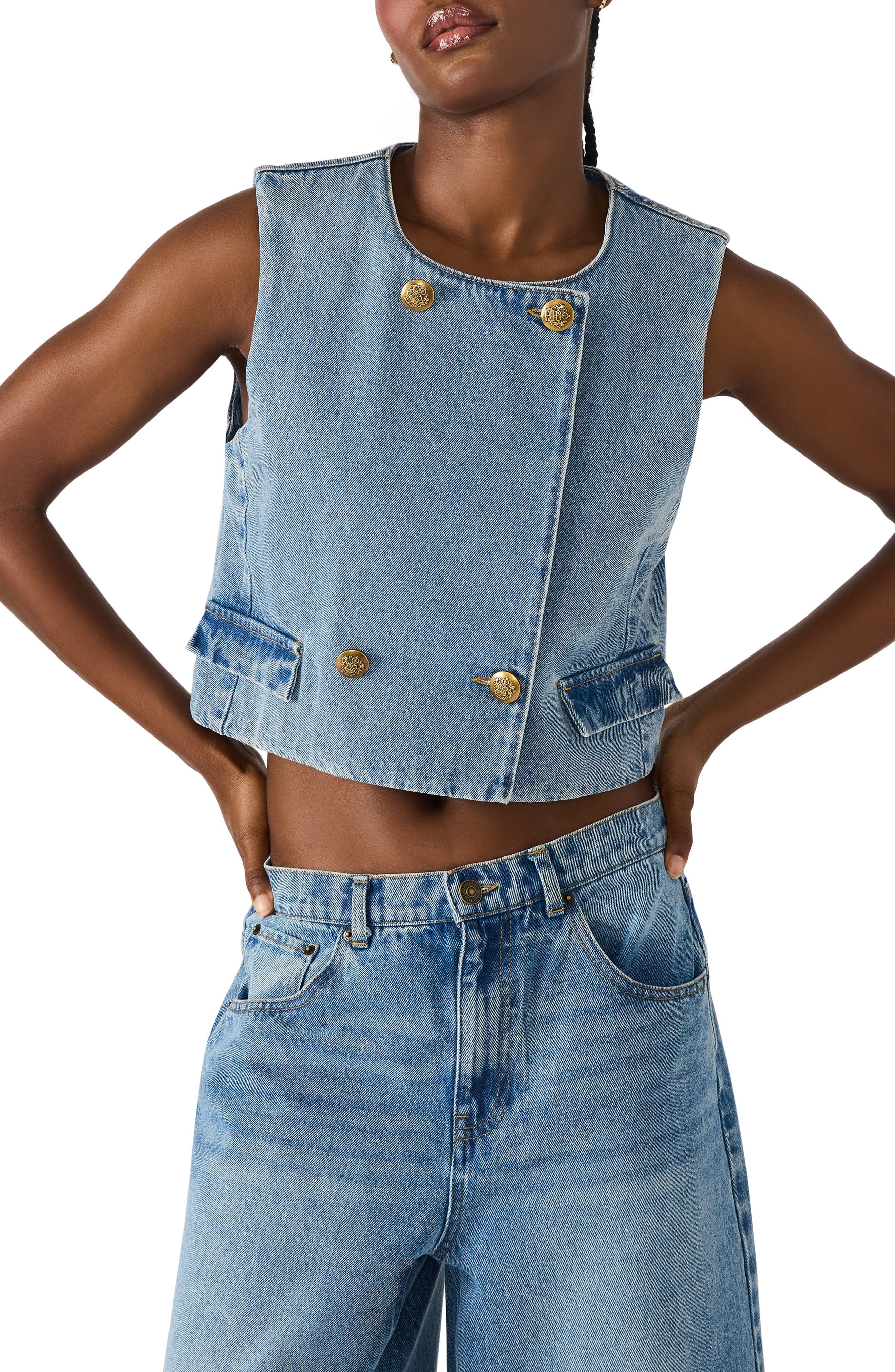 Brea Denim Vest - image 1