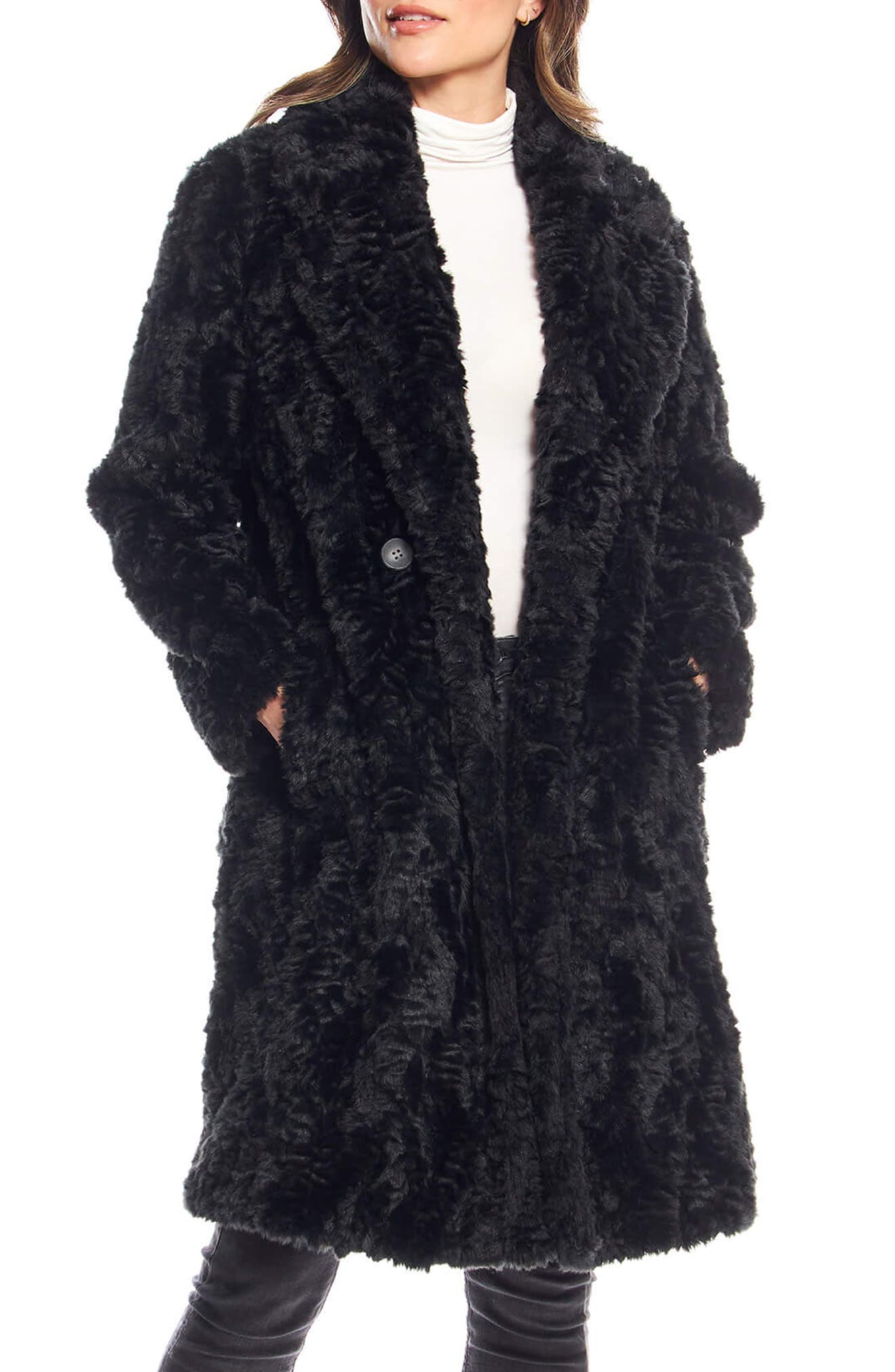 Everywhere Faux Fur Coat - image 1