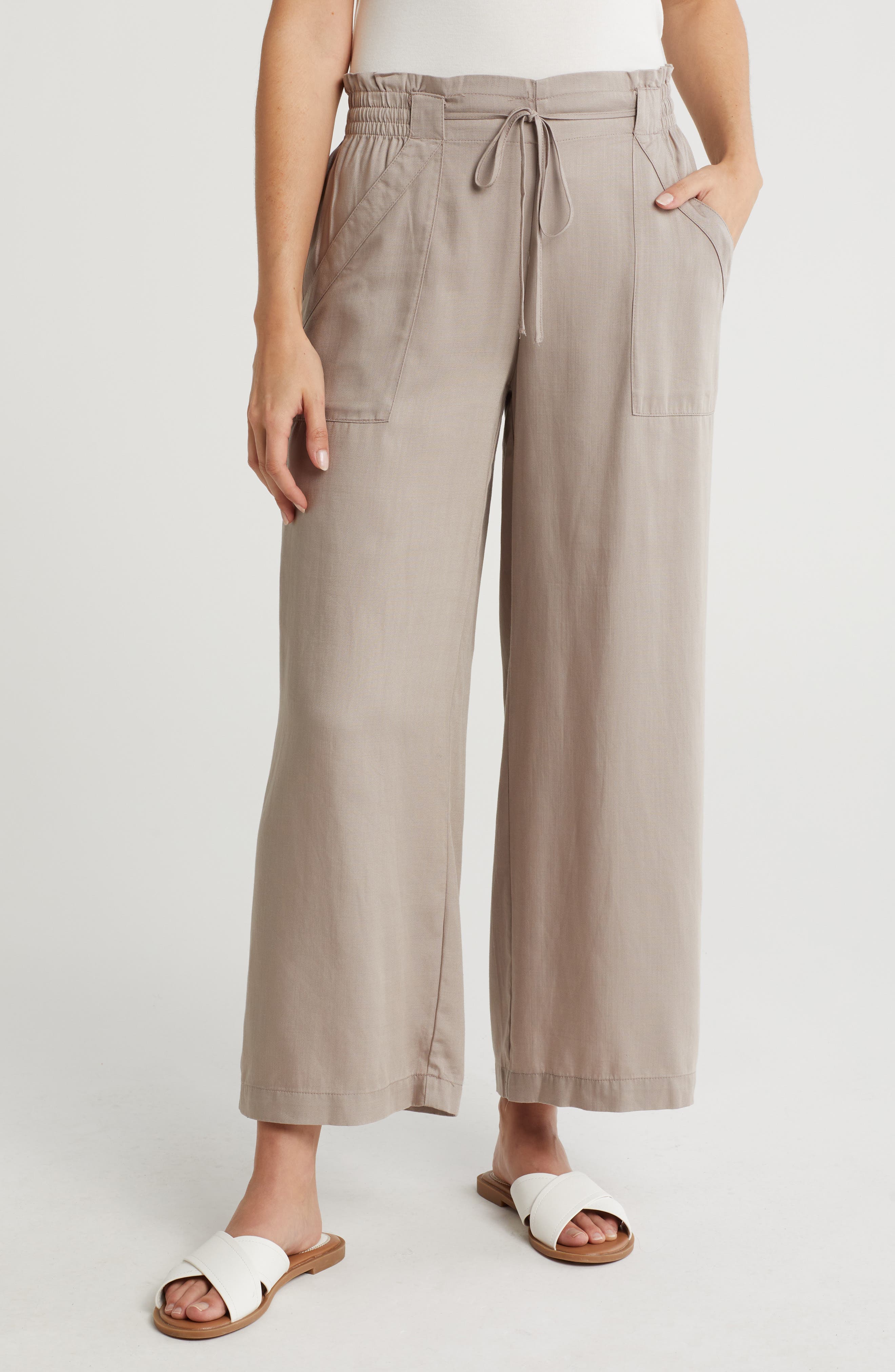 Tie Waist Wide Leg Pants - image 3