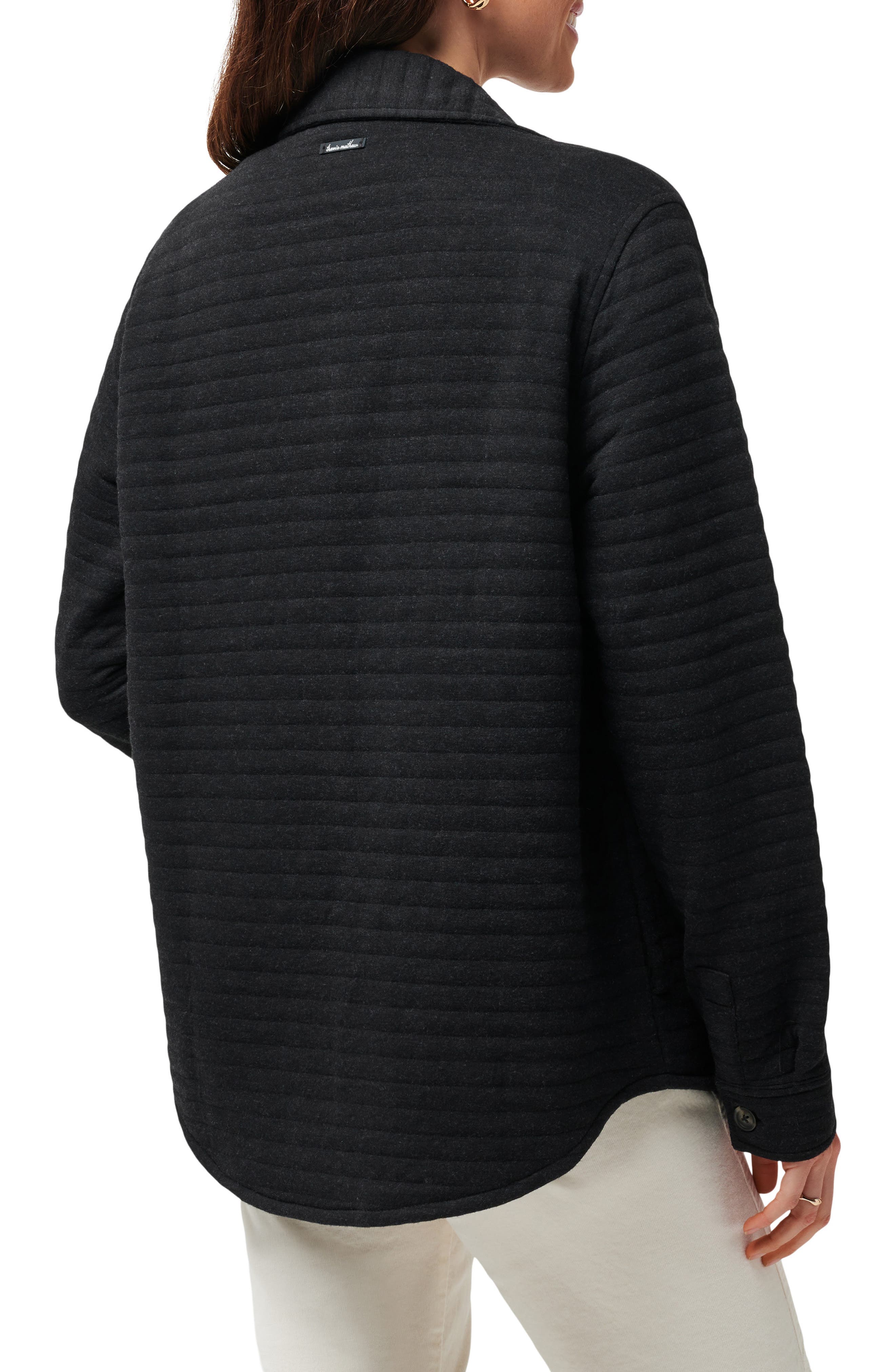 Serene Horizon Quilted Shirt Jacket - image 2