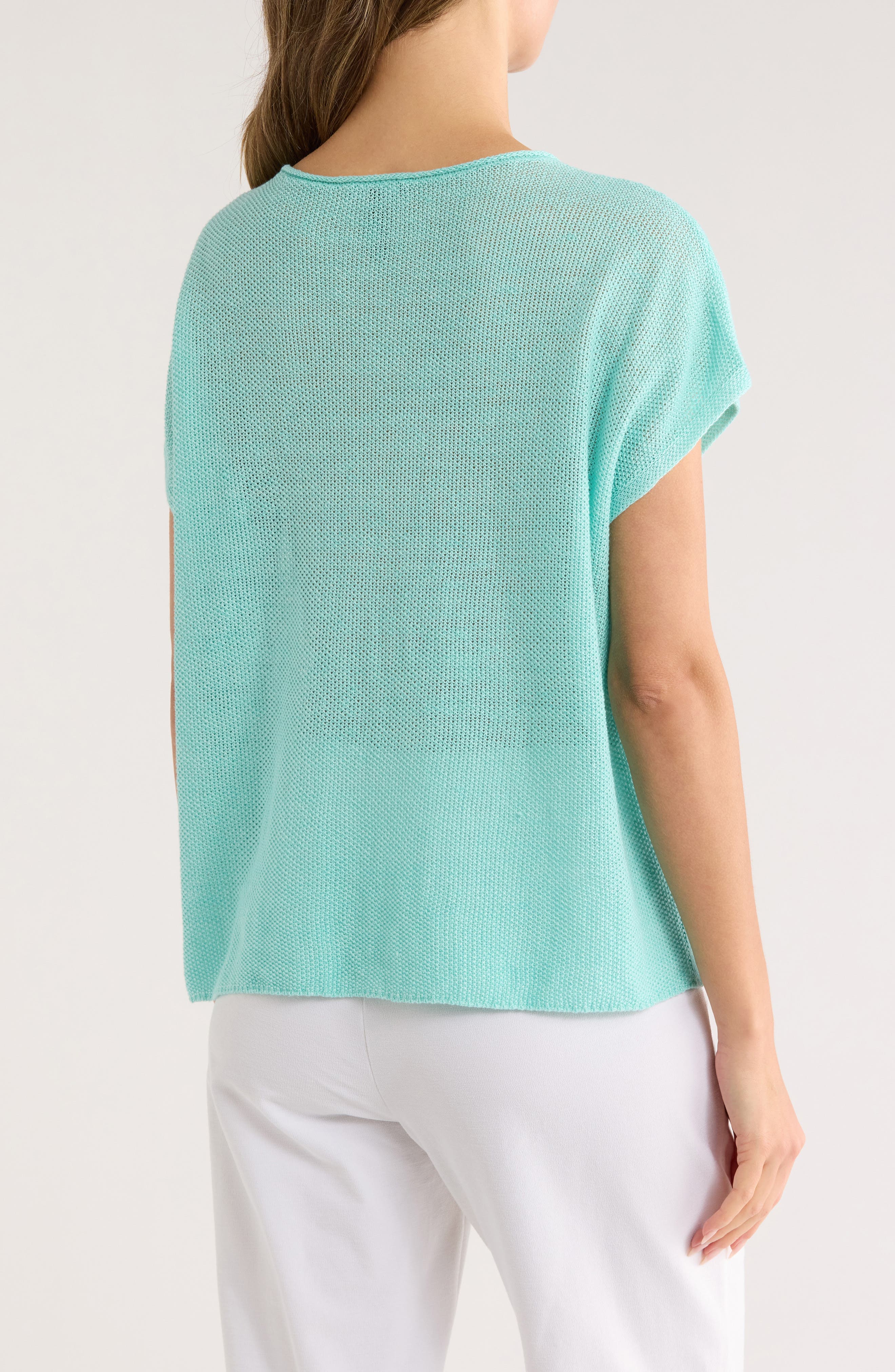Dolman Sleeve Organic Linen Top - image 2