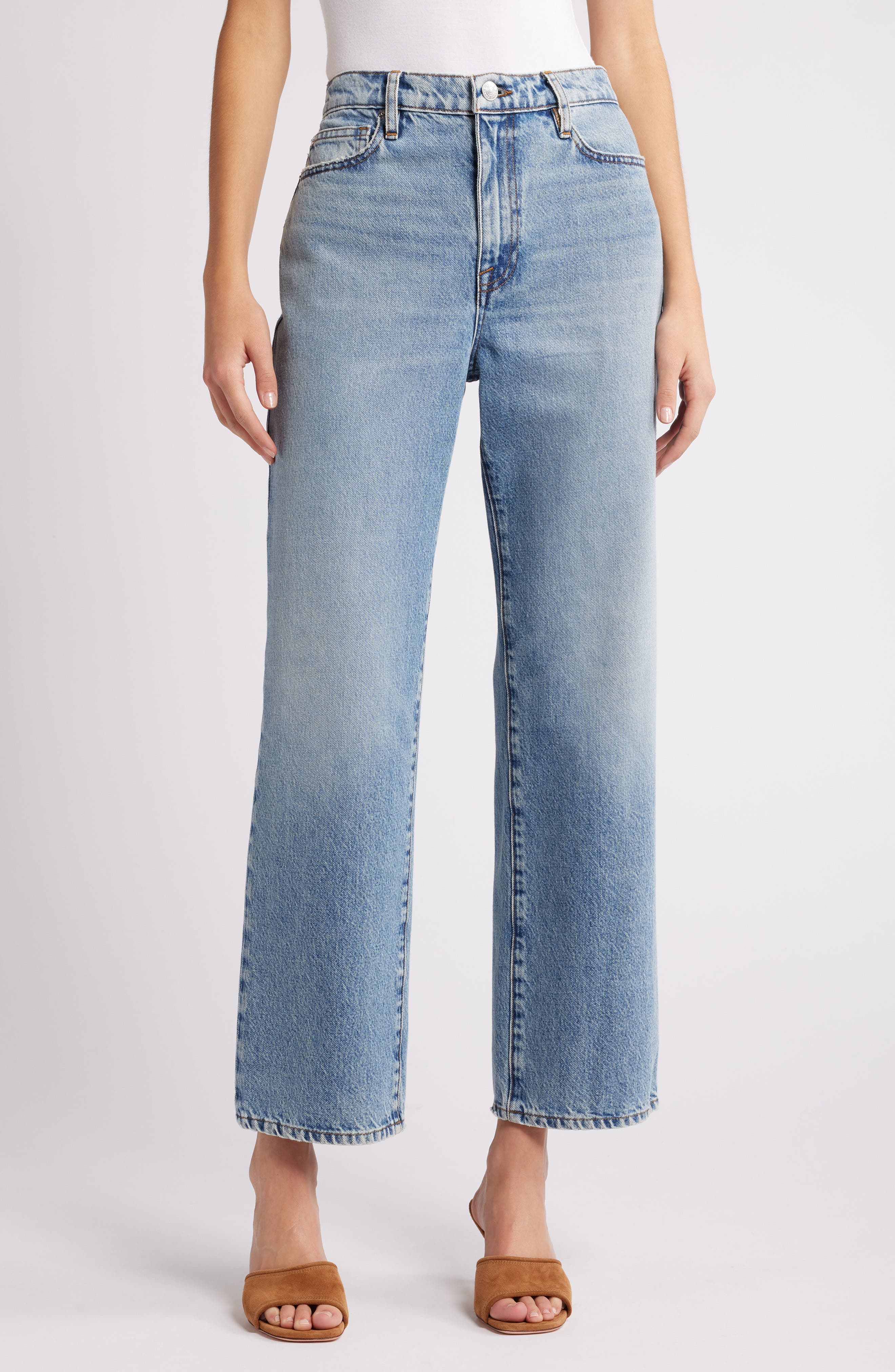 Le Jane Ankle Straight Leg Jeans - image 1