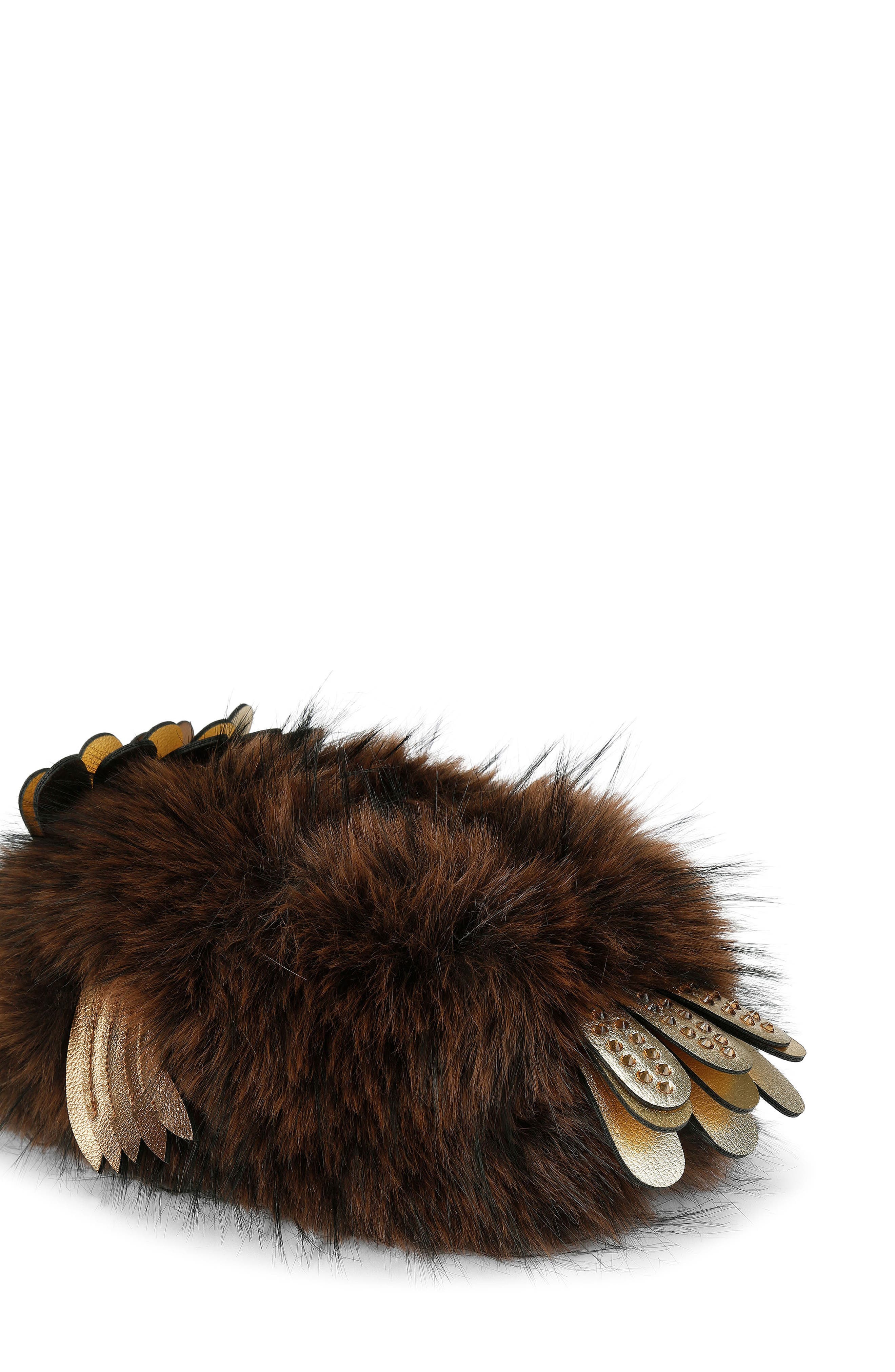 Eagle Fluff Faux Fur Slipper - image 2