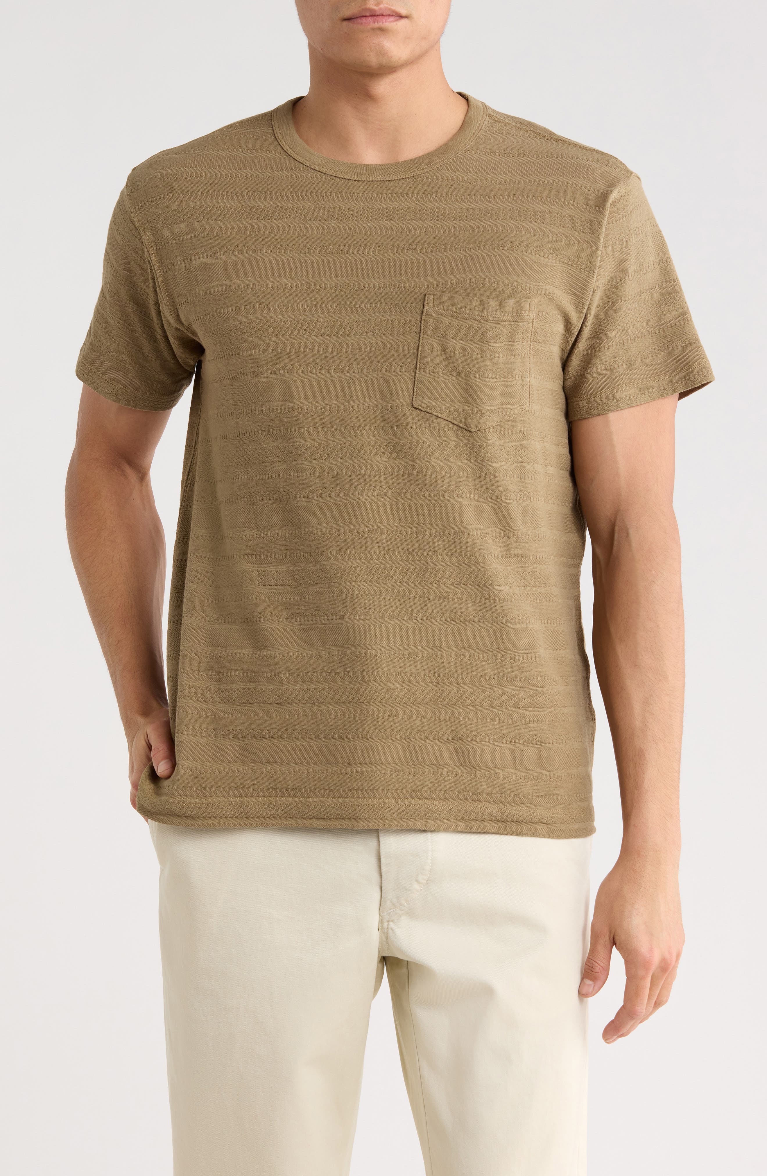 Vintage Jacquard Crew T-Shirt - image 1
