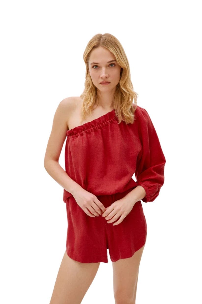 Capri Linen Shorts - image 3