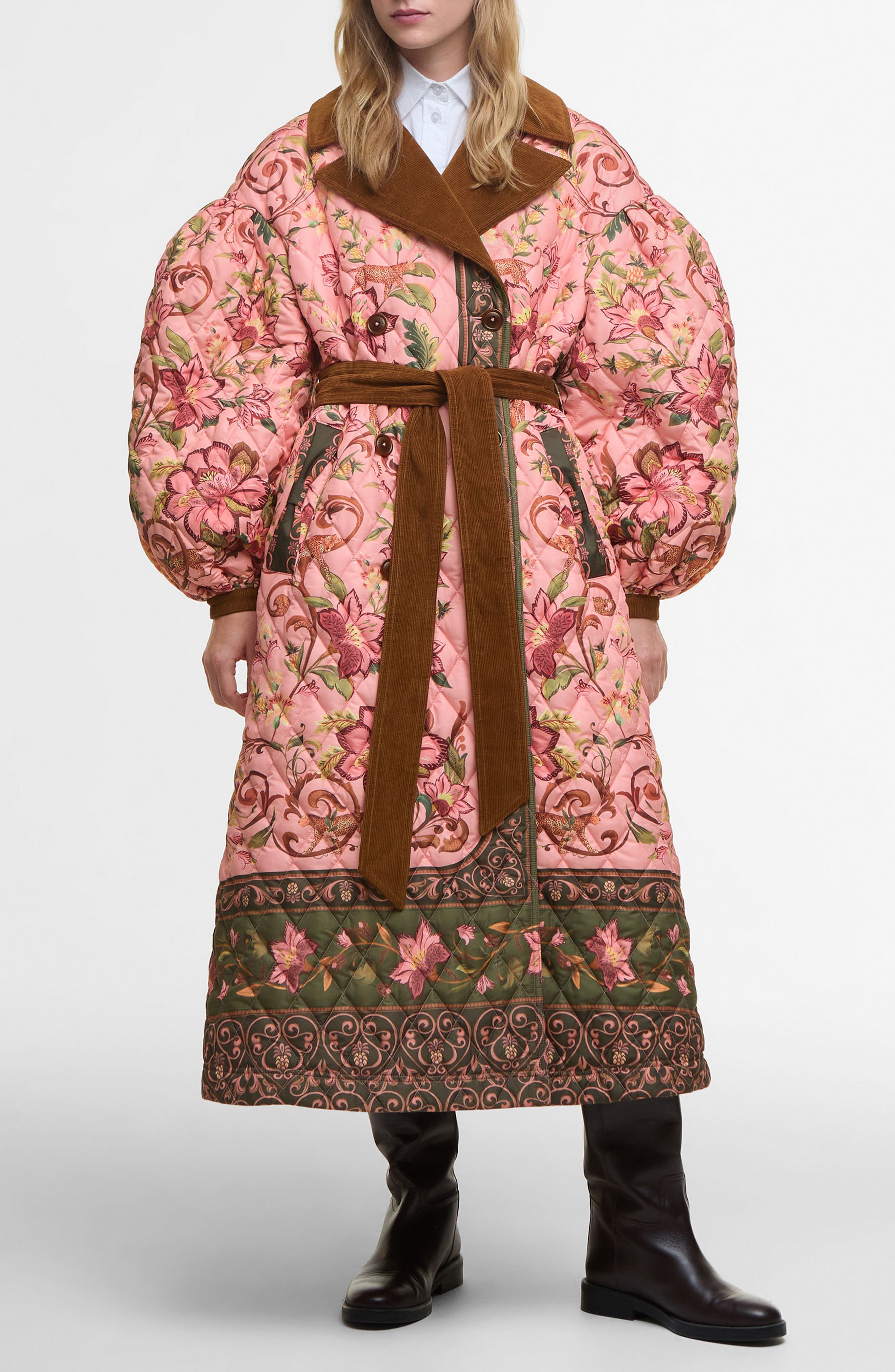 x FARM Rio Cami Quilted Coat - image 1