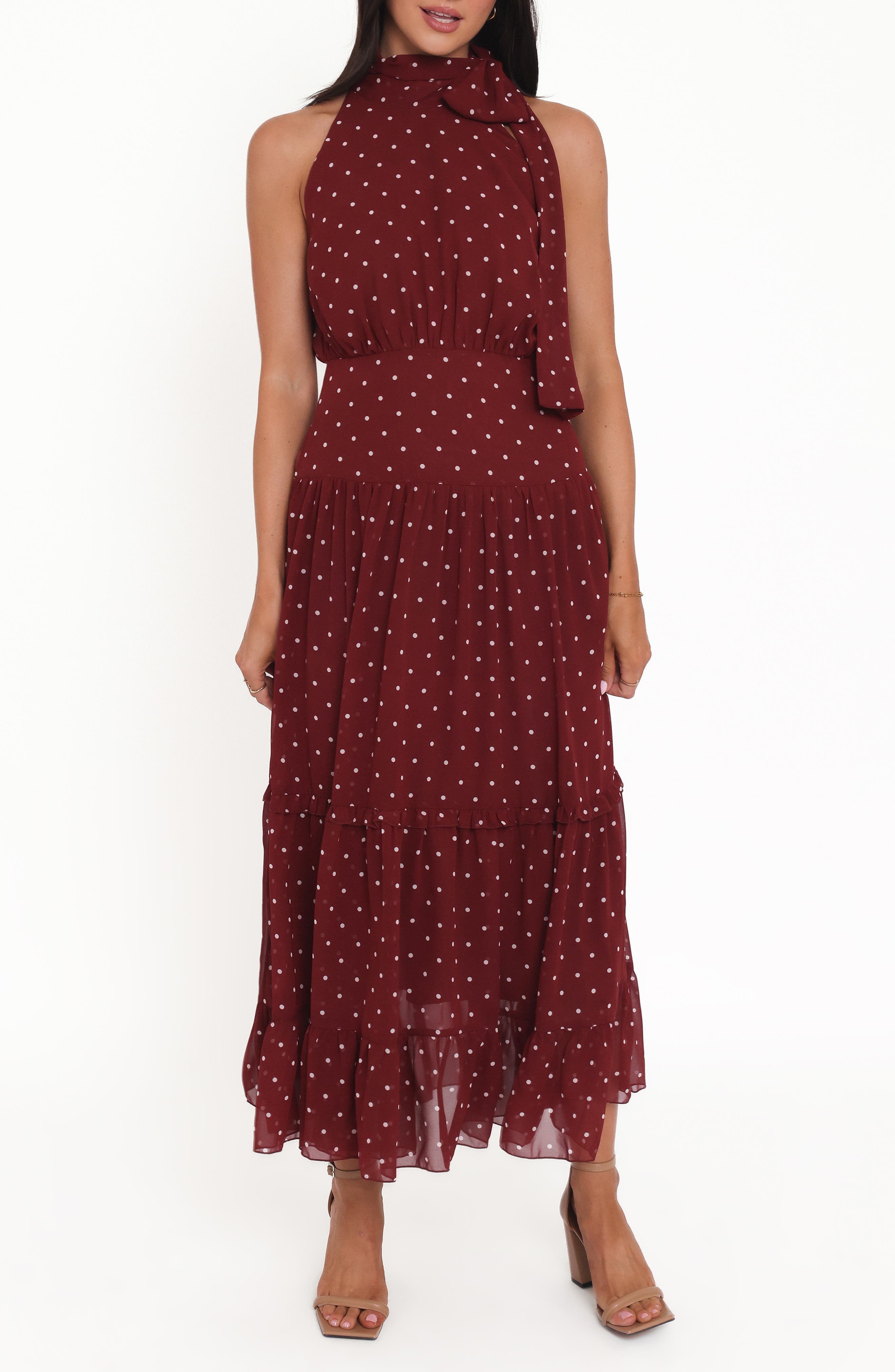 Leona Halter Maxi Dress - image 1