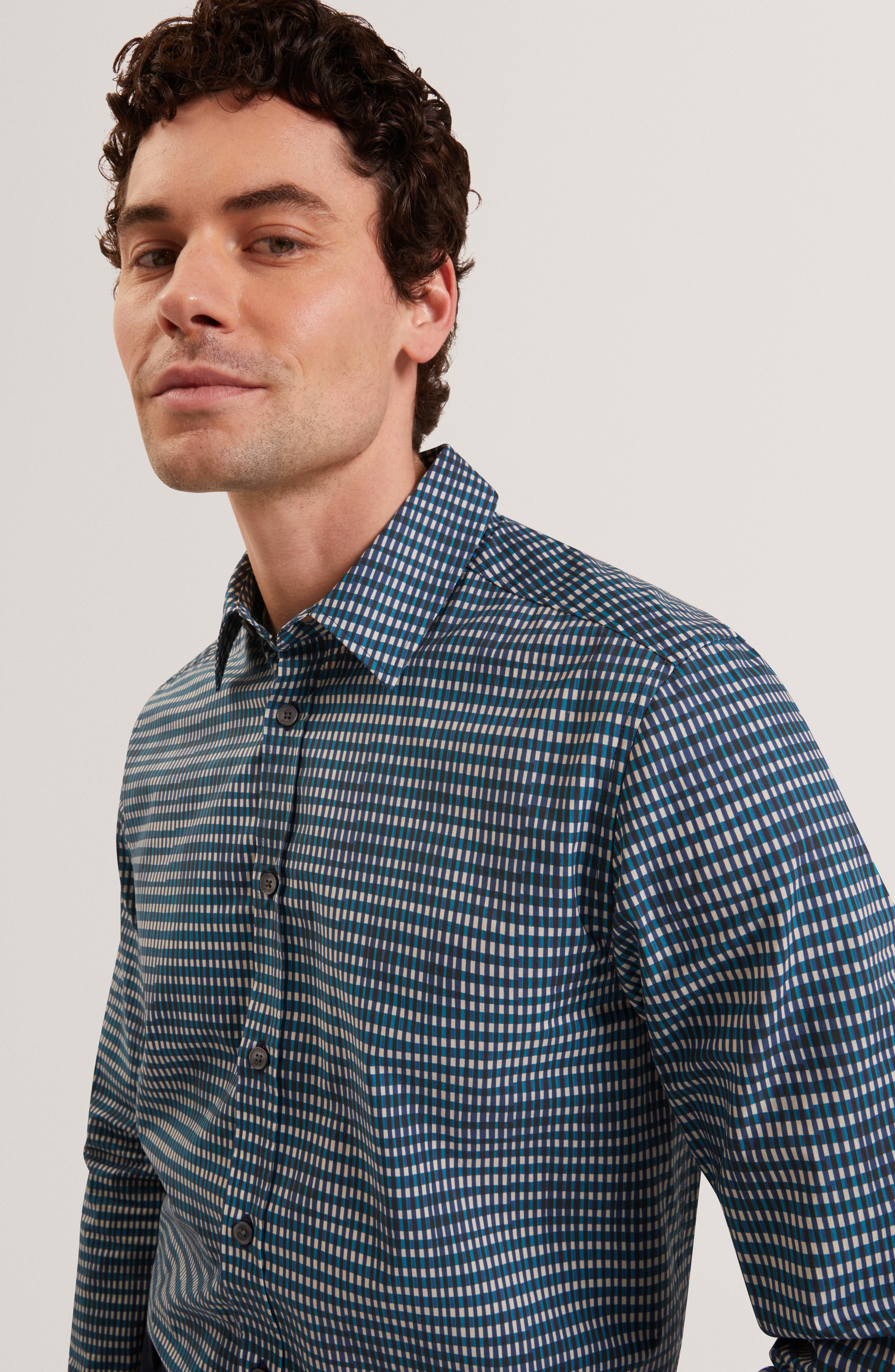 Huayna Long Sleeve Regular Fit Button-Up Shirt - image 2