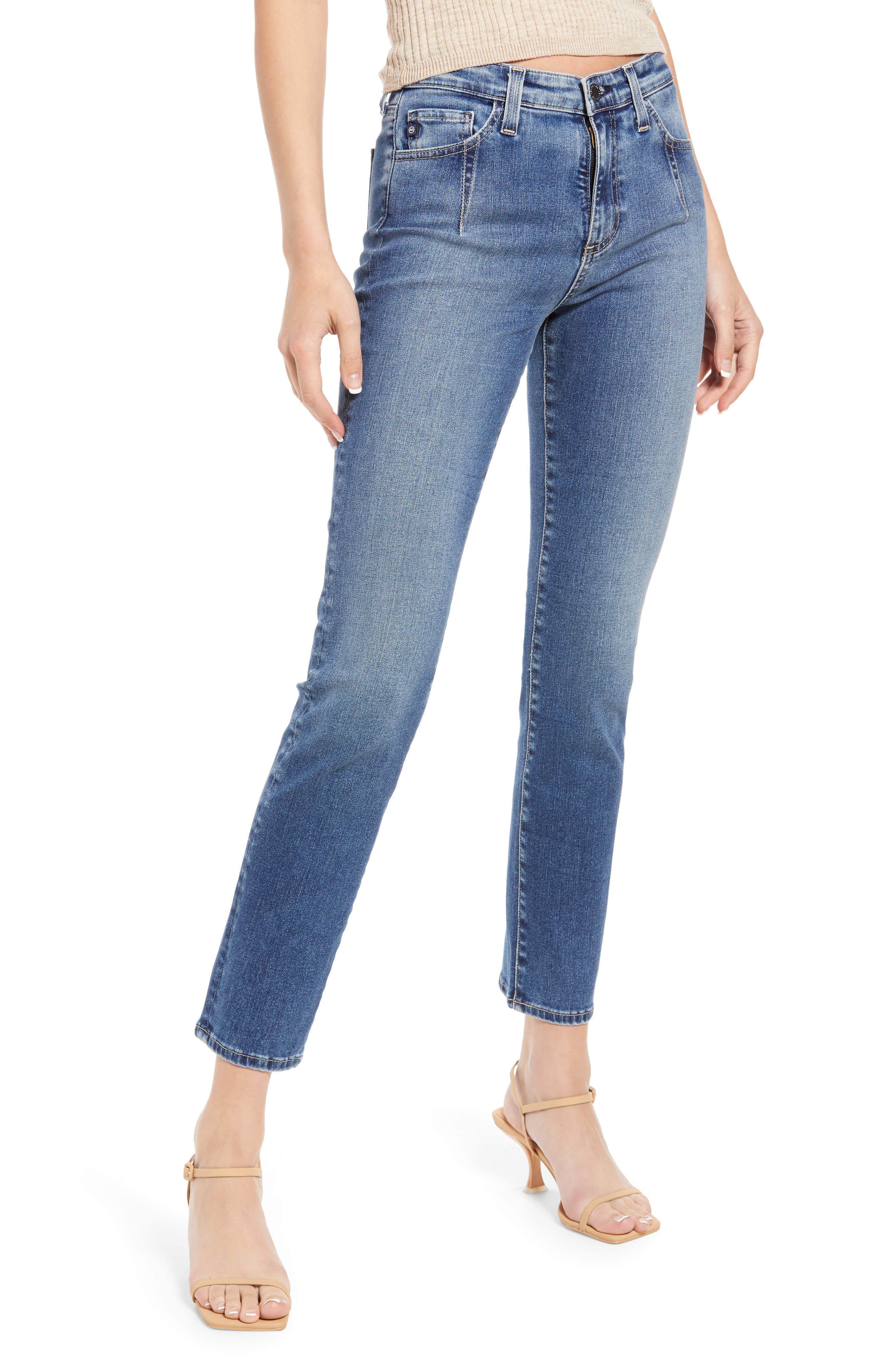 Mari Darted Slim Straight Leg Jeans - image 1