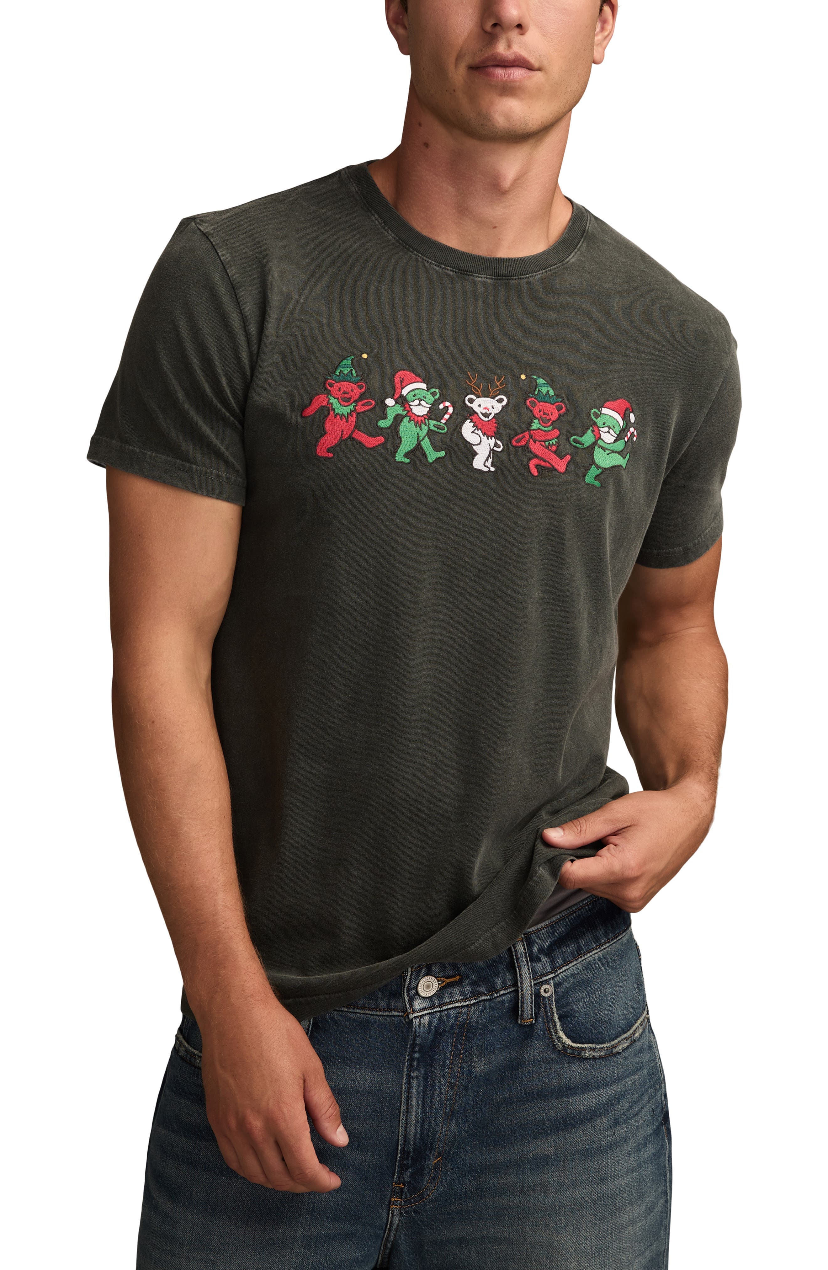 Grateful Dead Bears Cotton Graphic T-Shirt - image 1
