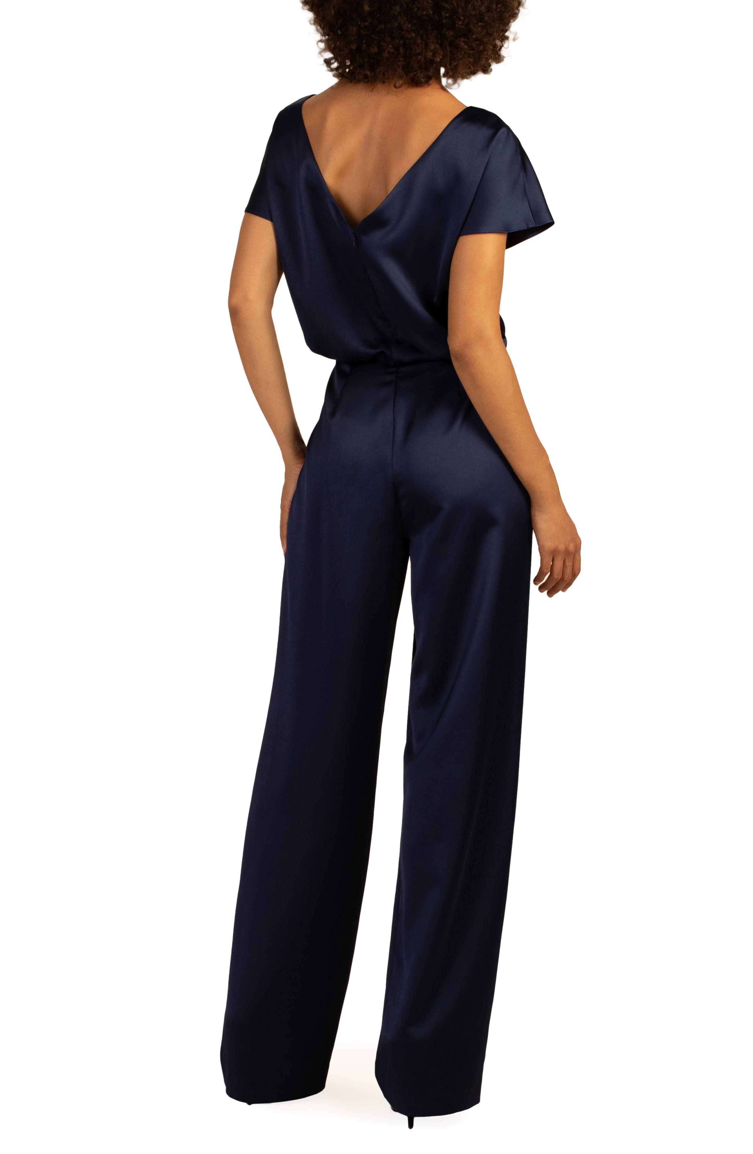 Amuse Short Sleeve Satin Jumpsuit - image 2