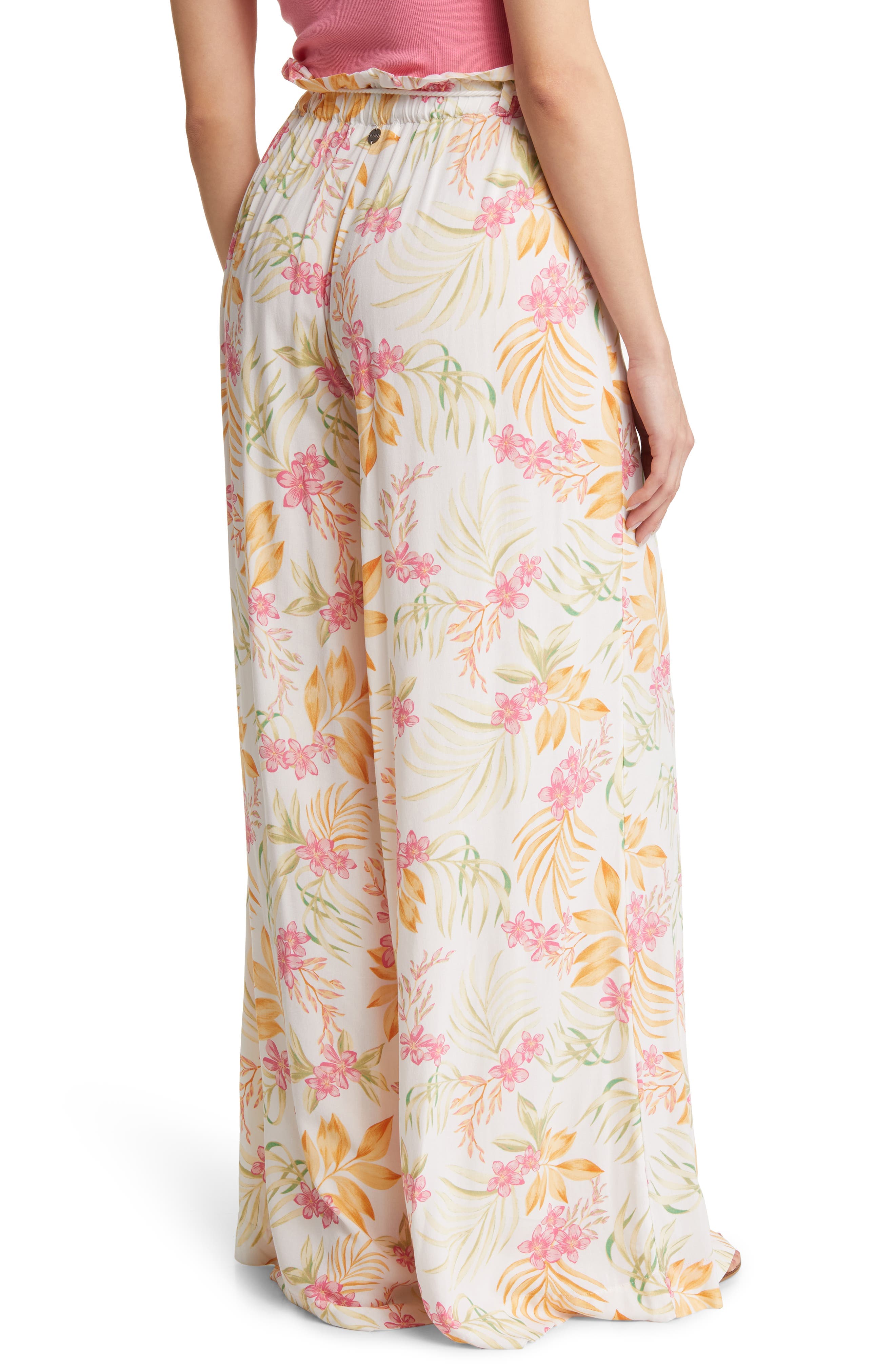 Sun Dance Floral High Waist Wide Leg Pants - image 2