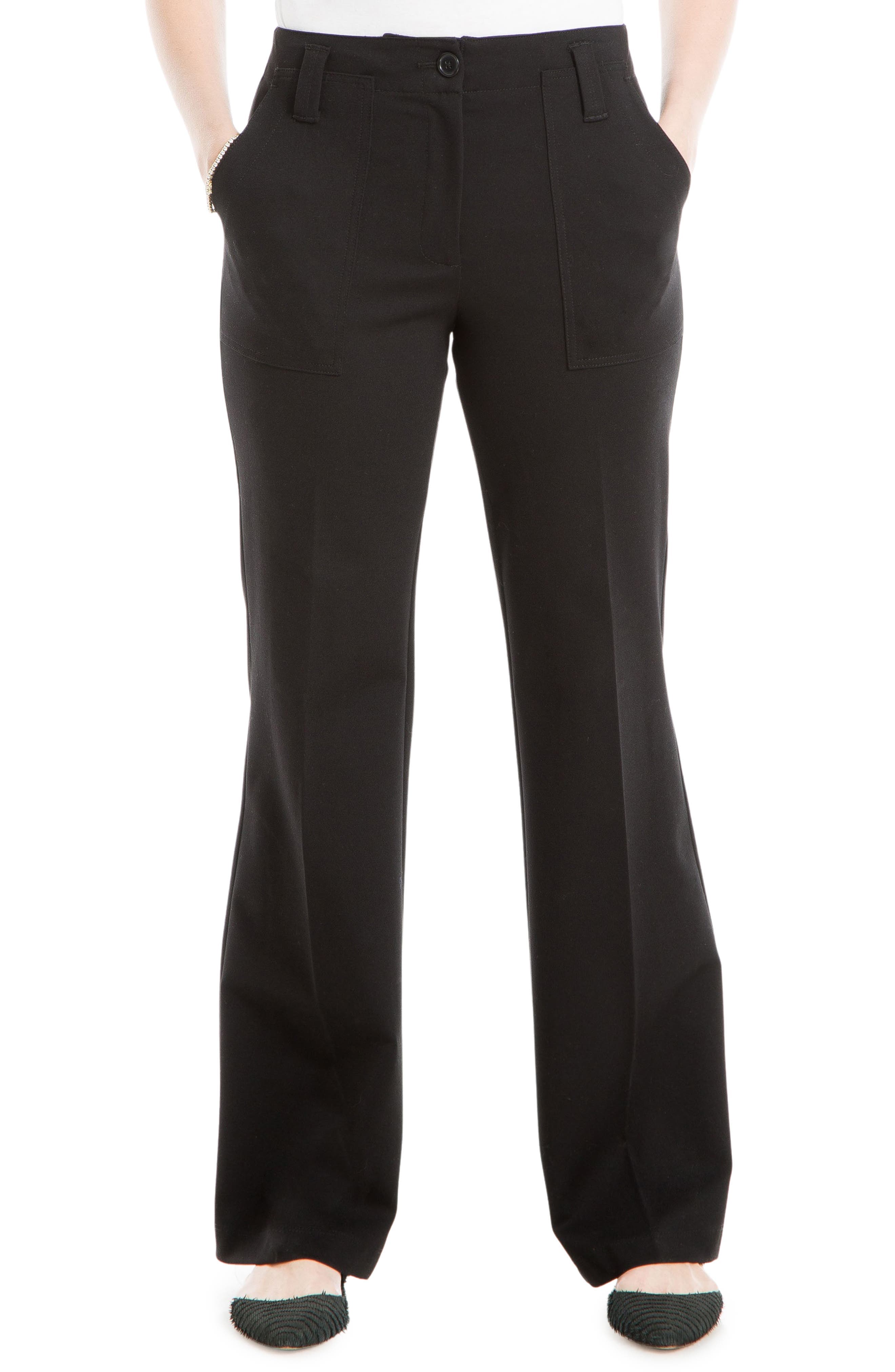Ponte High Waist Wide Leg Pants - image 1