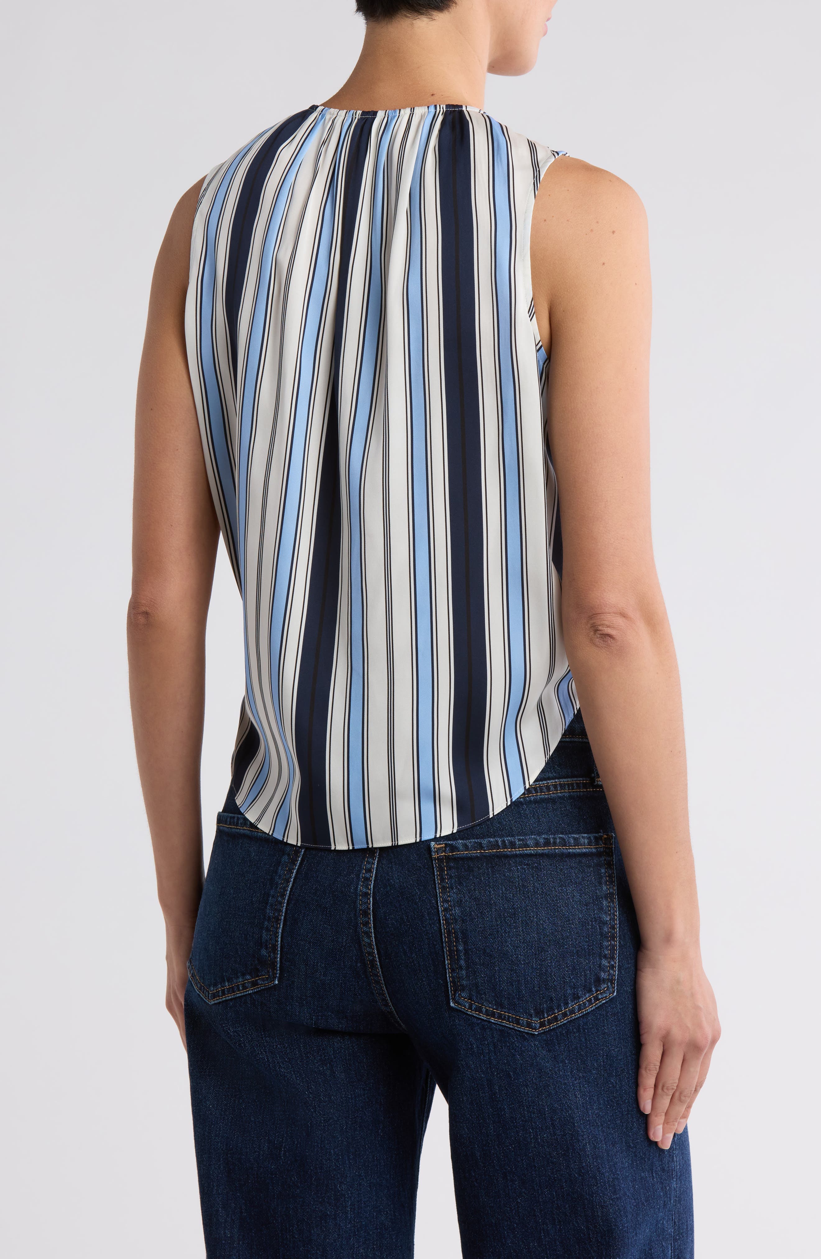 Rahi Stripe Sleeveless Top - image 2