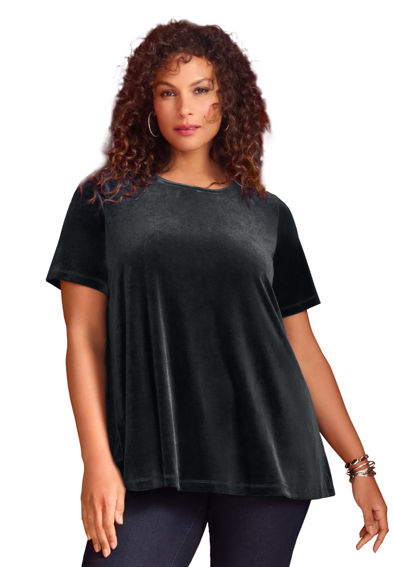 Velour Swing Tee - image 1
