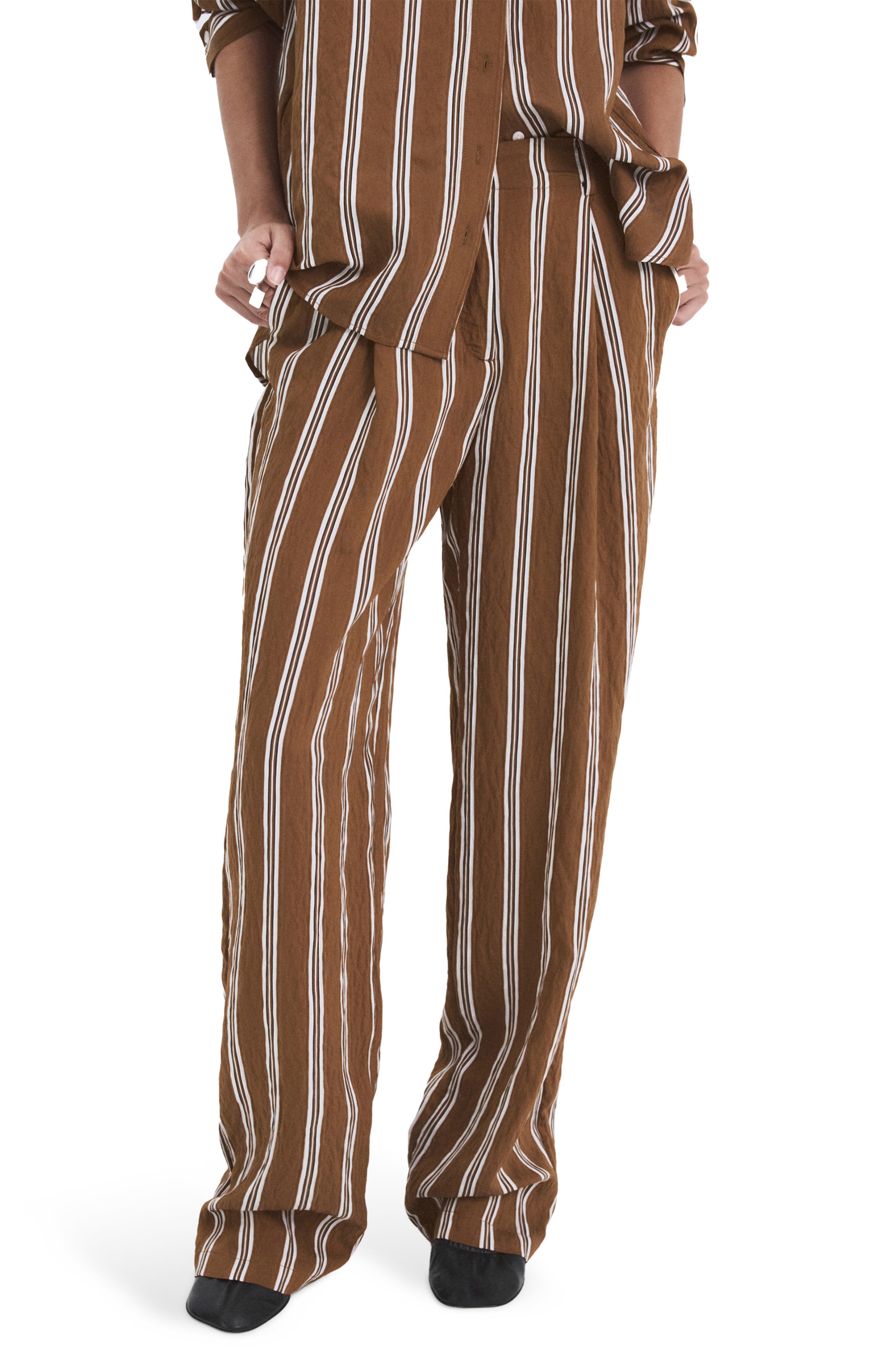 Pantalon Salsi Stripe Straight Leg Pants - image 1