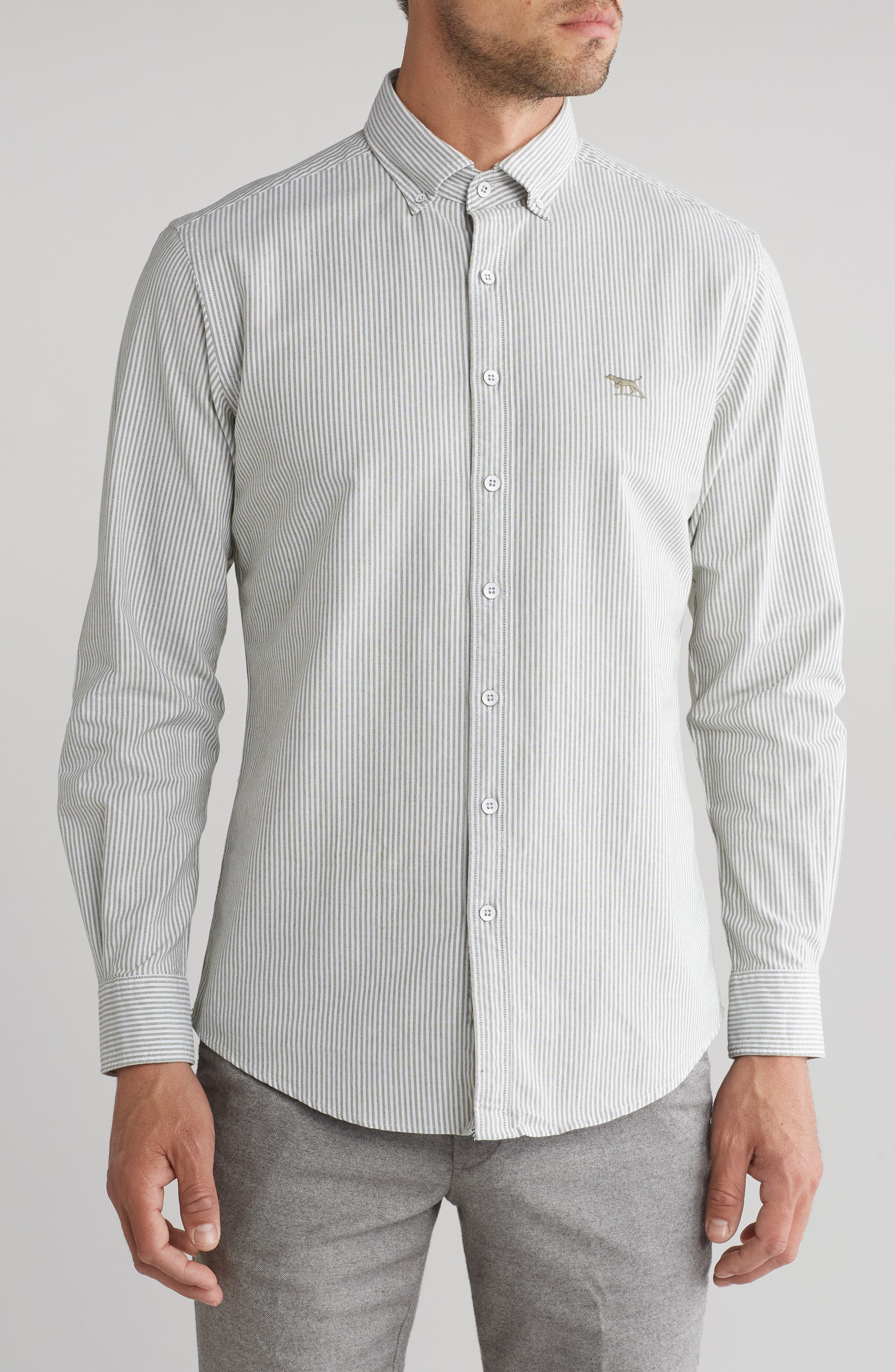 Rockwood Stripe Button-Down Shirt - image 1