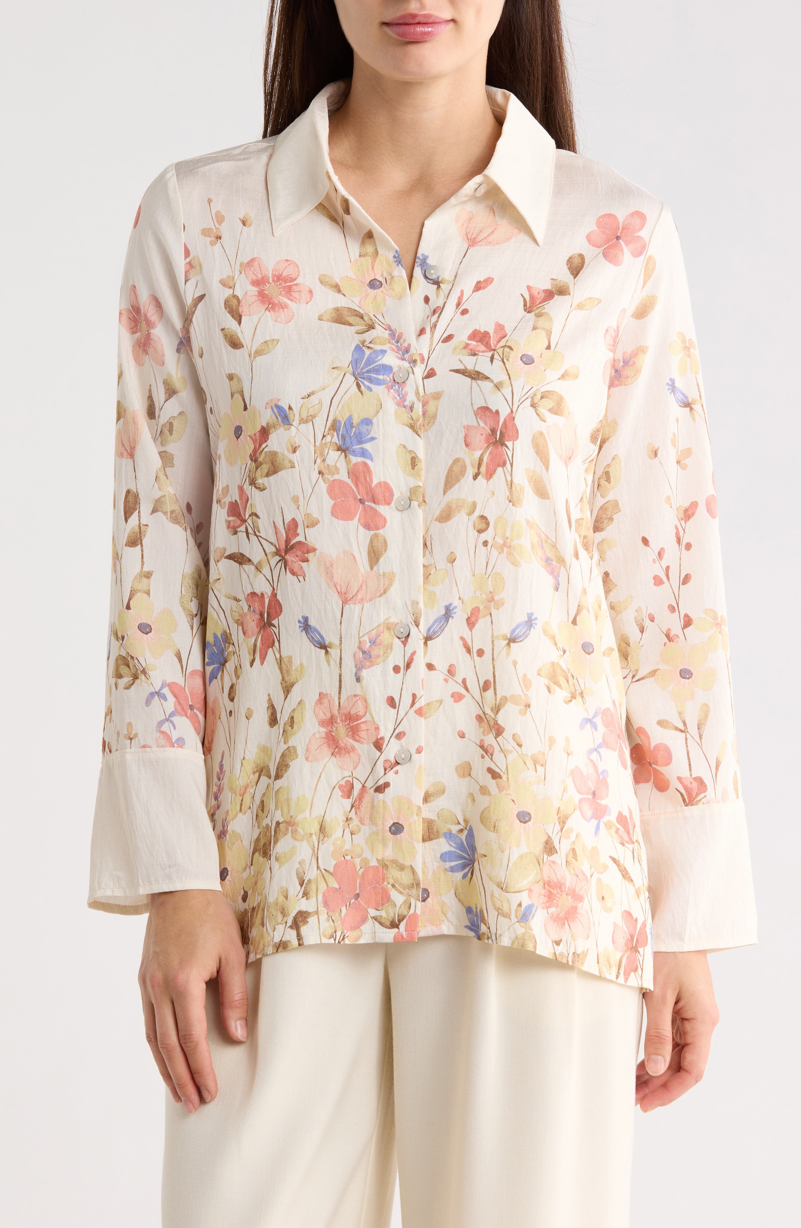 Button-Up Tunic Top - image 1