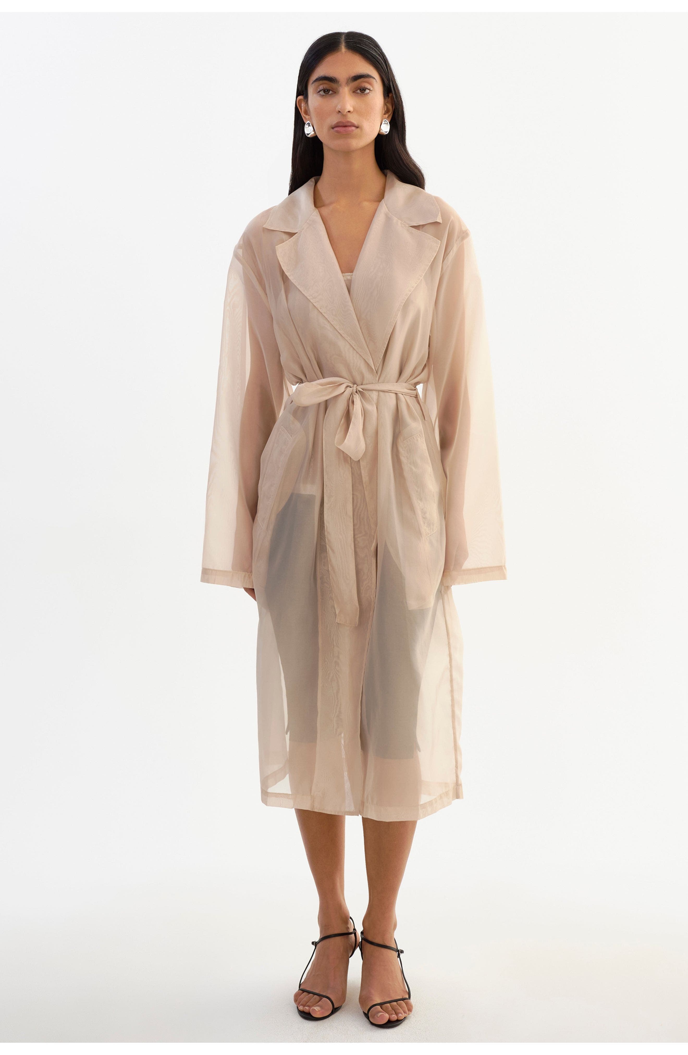 Talise | Long Sheer Coat - image 1