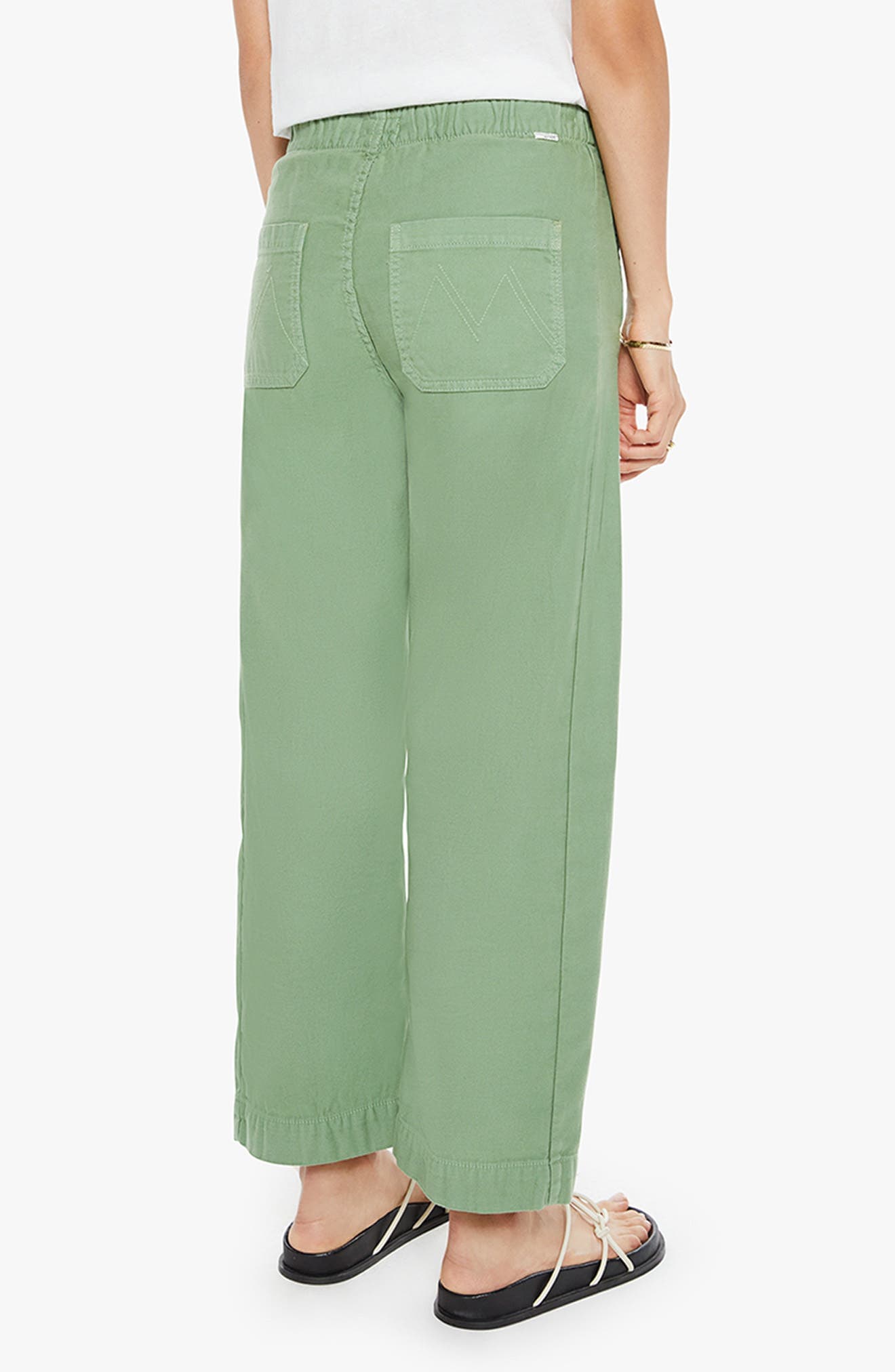 The Drawn Half Pipe Cotton Drawstring Pants - image 2