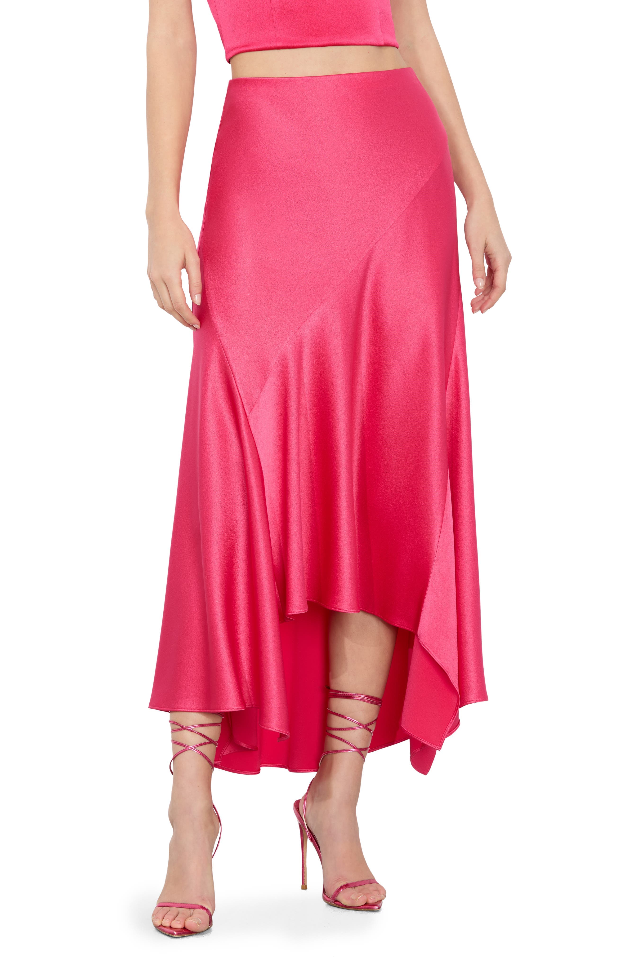 Rosa Asymmetric Midi Skirt - image 1