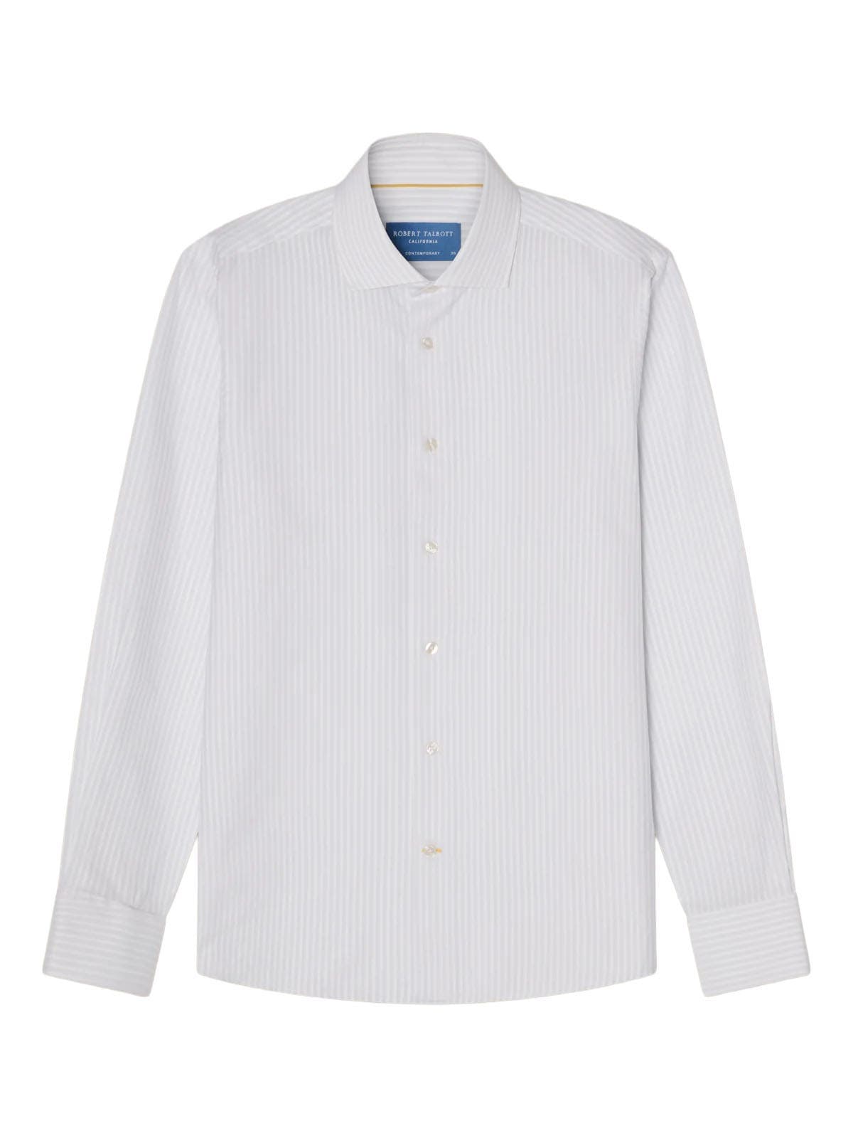 Reynolds Dobby Stripe Contemporary Fit Shirt - image 2