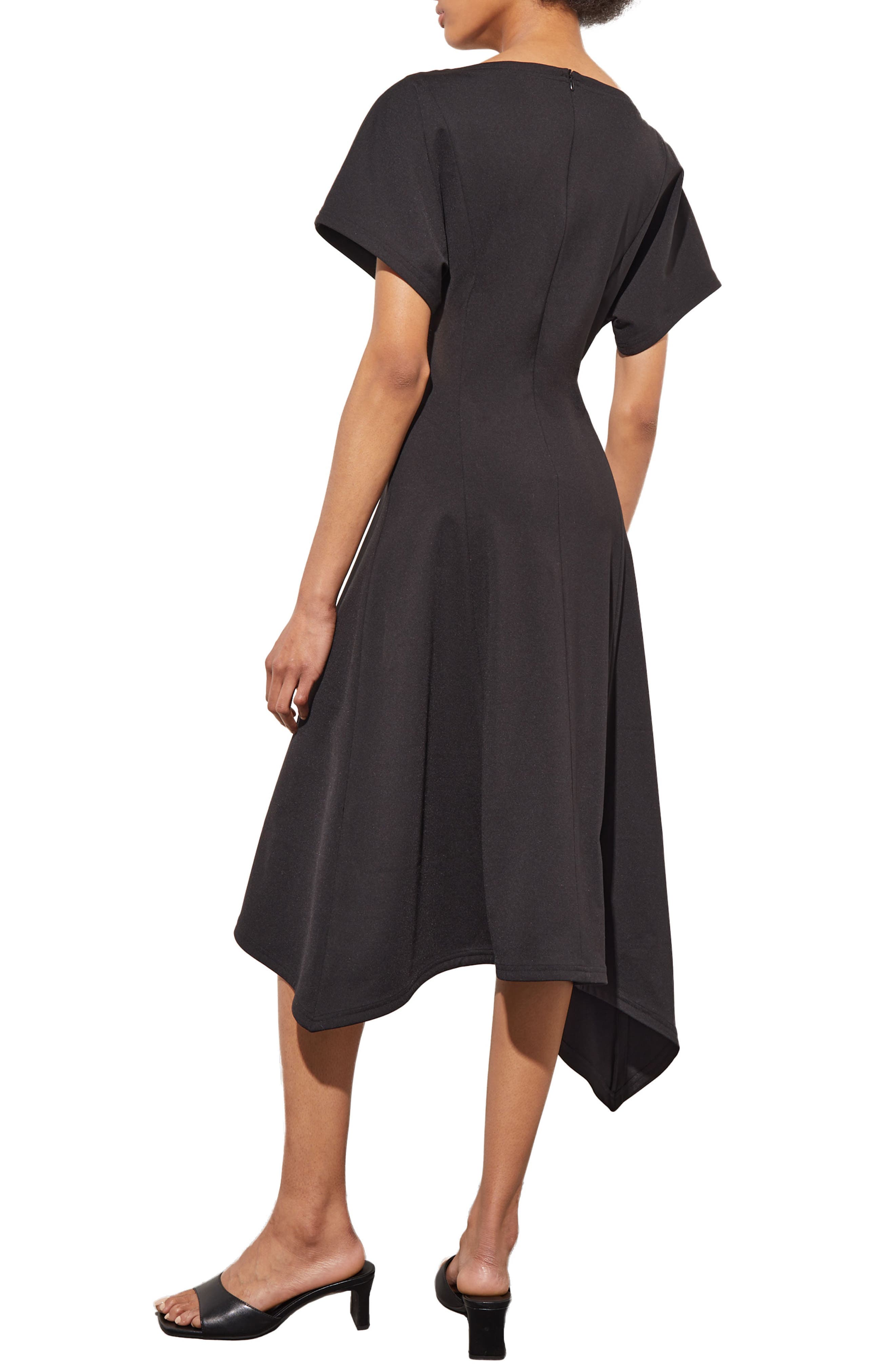 Asymmetric Midi Dress - image 2