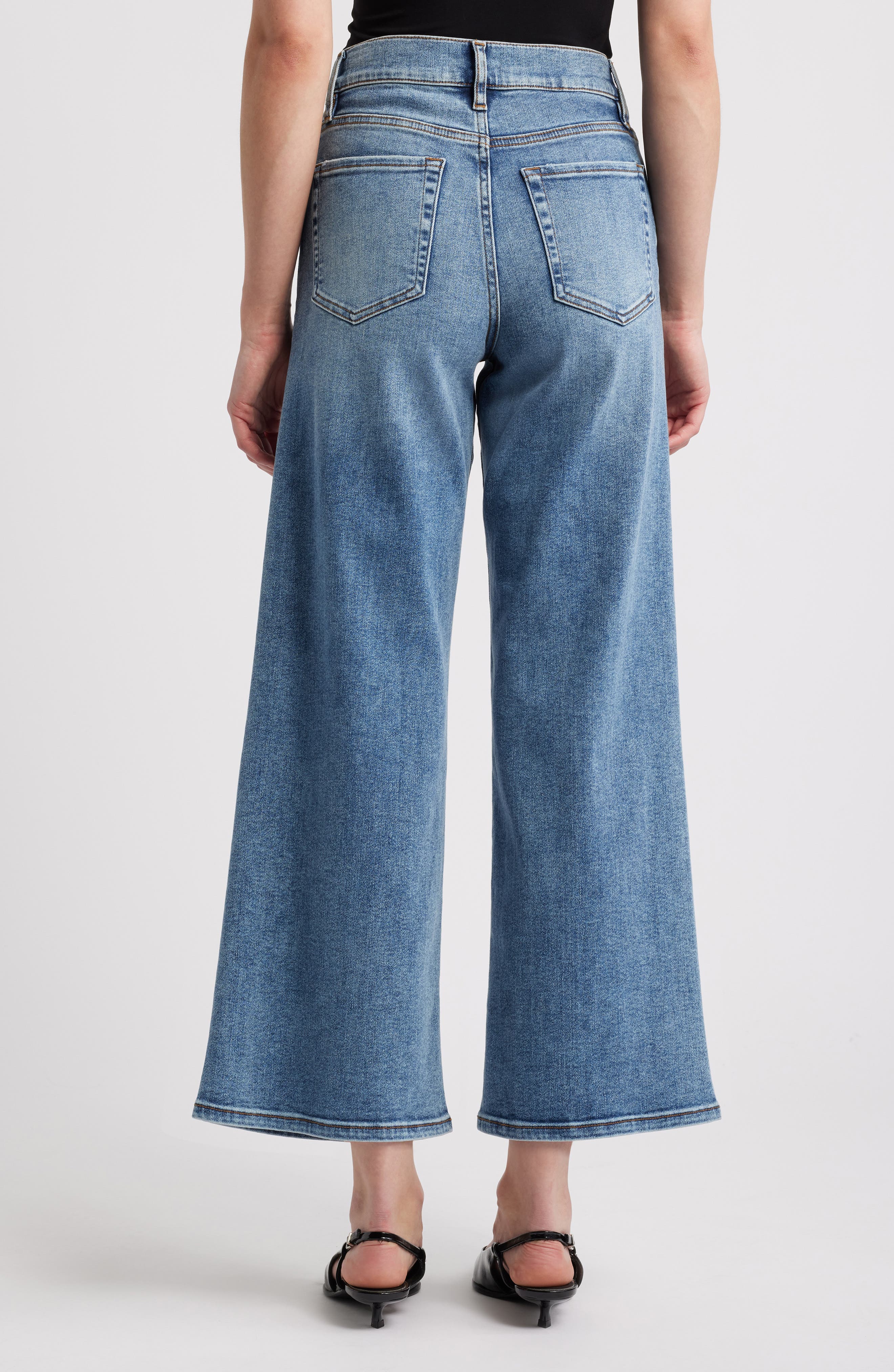 Le Pixie High Waist Slim Palazzo Jeans - image 2