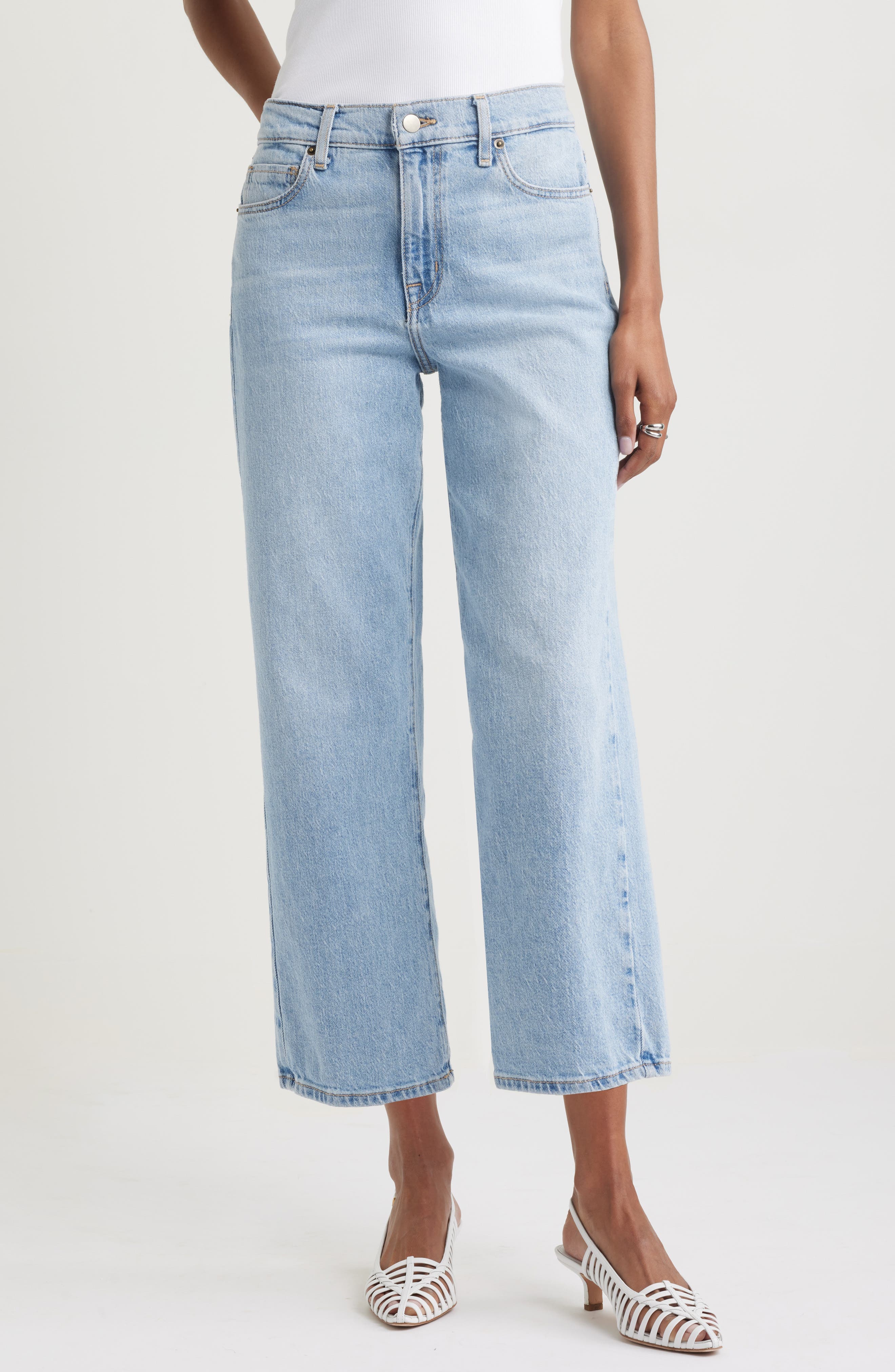 High Waist Relaxed Straight Leg Jeans - image 1